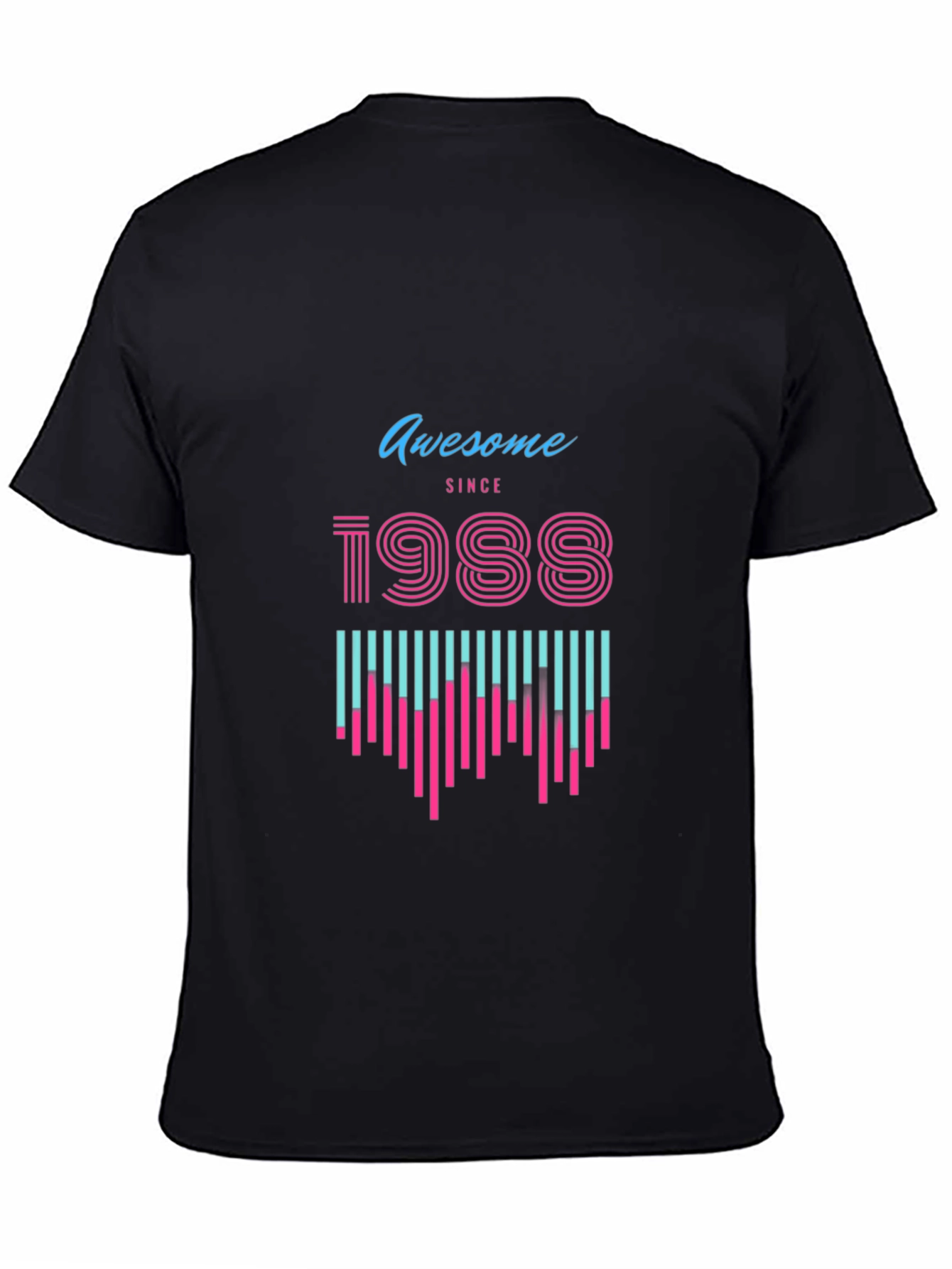 Awesome Since 1988 Graphic Tee - Black