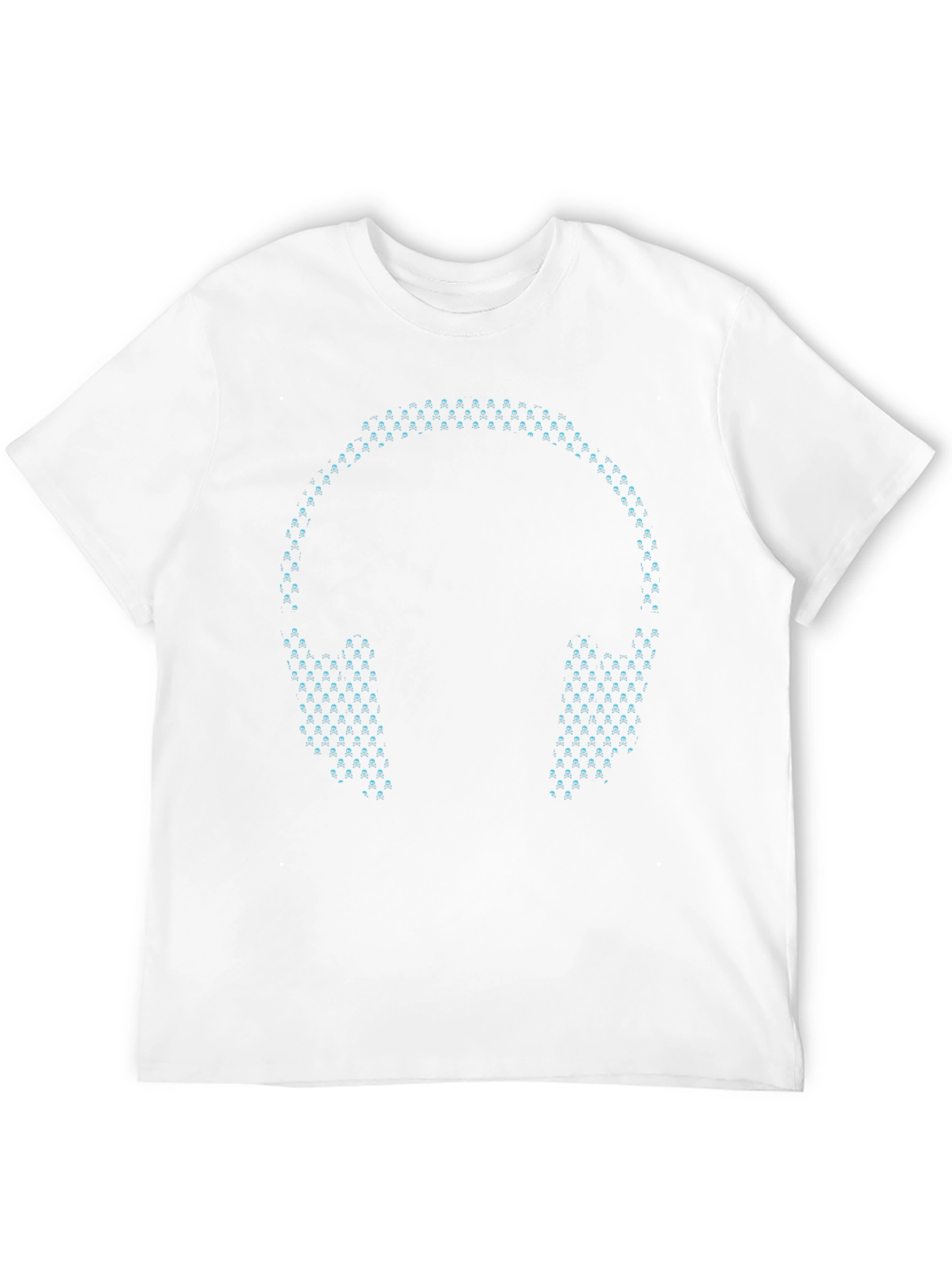 LED Headphones Black T-Shirt