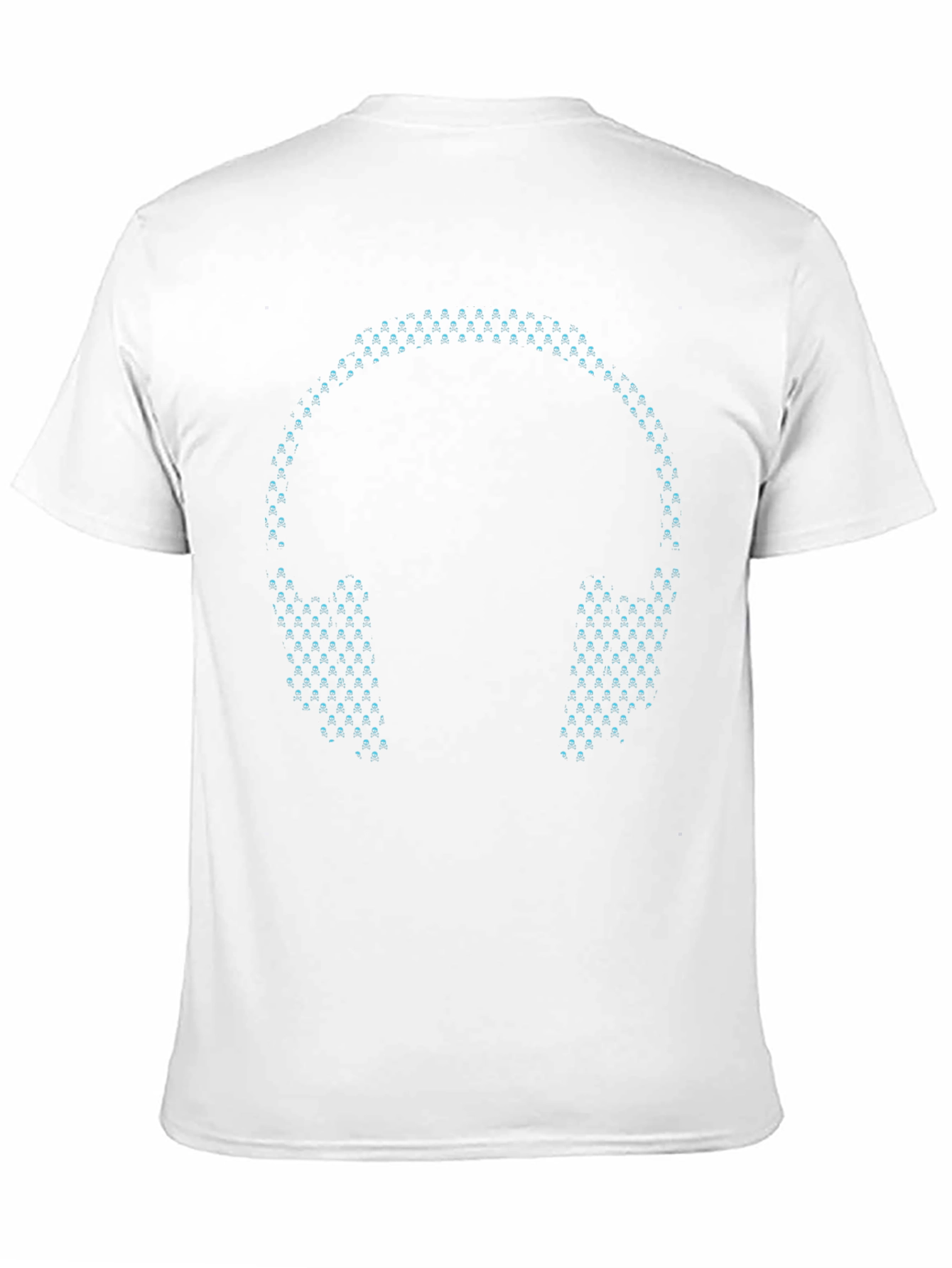 LED Headphones Black T-Shirt