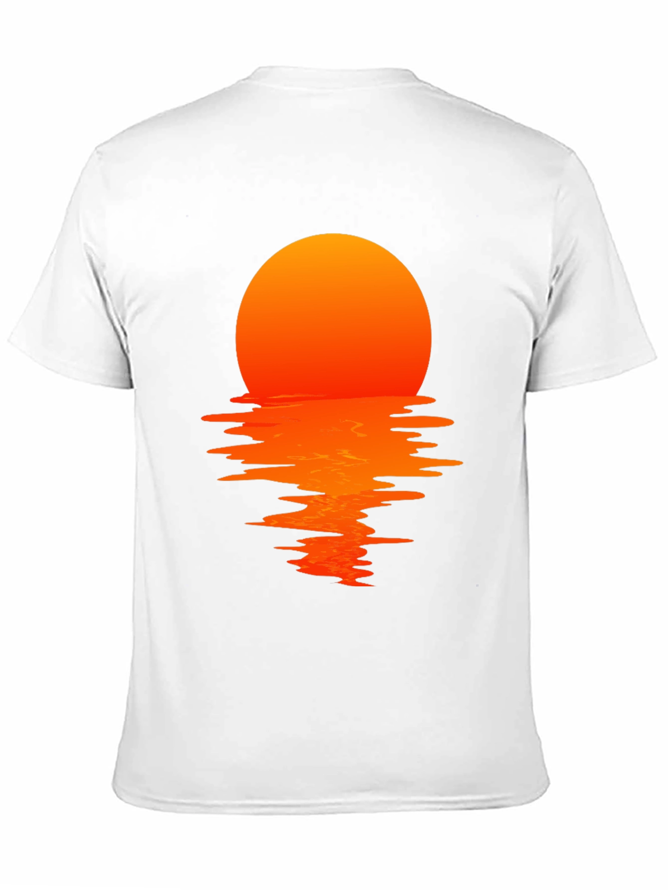 Sunset Reflection Graphic Tee - Stylish Mens T-Shirt