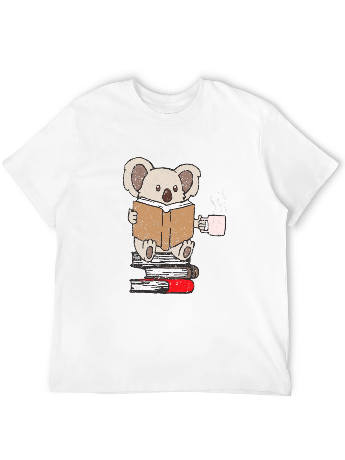 Koala Reading Book T-Shirt