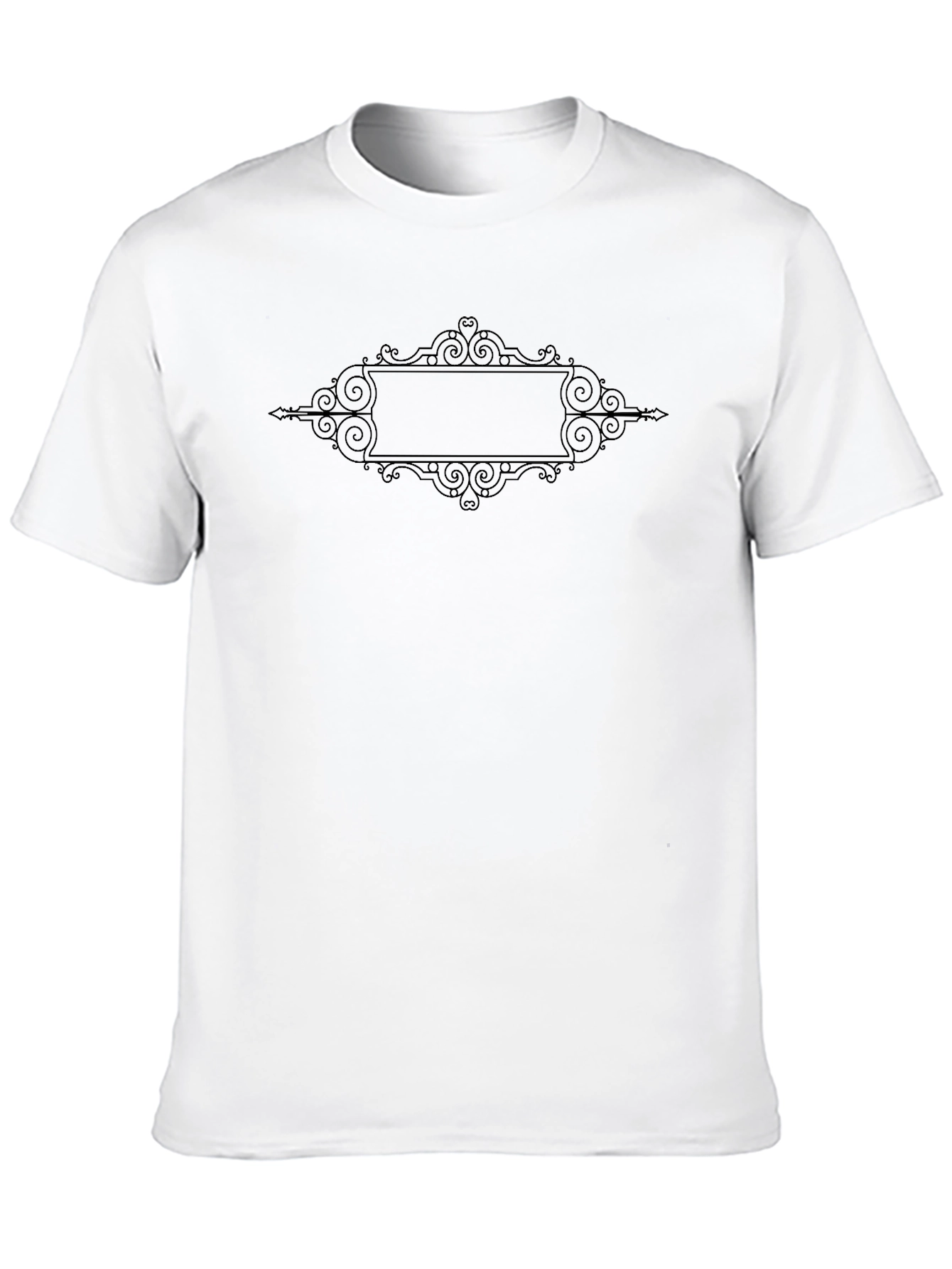Elegant Framed Black T-Shirt