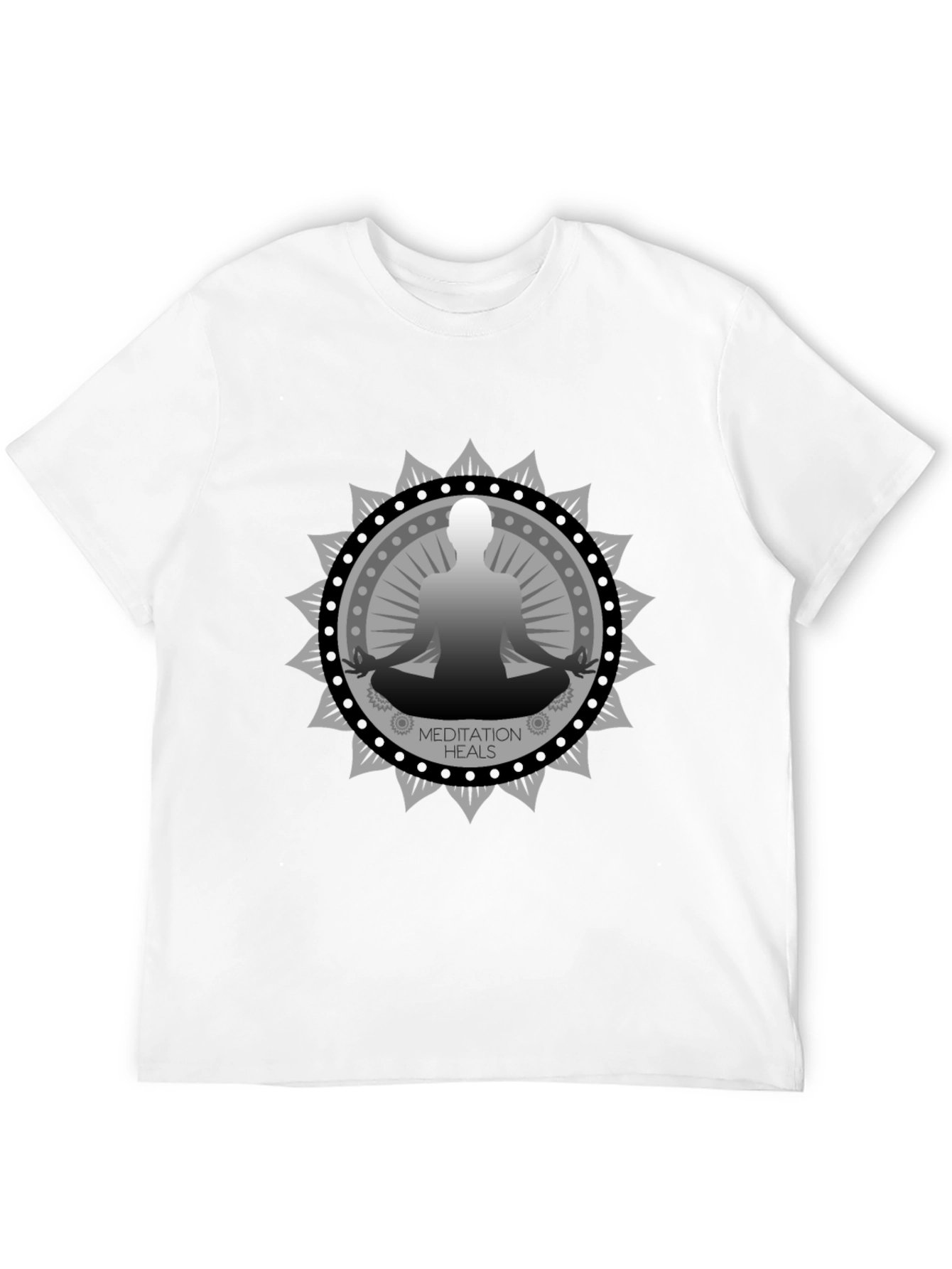 Meditation Heals Graphic T-Shirt - Zen Vibes