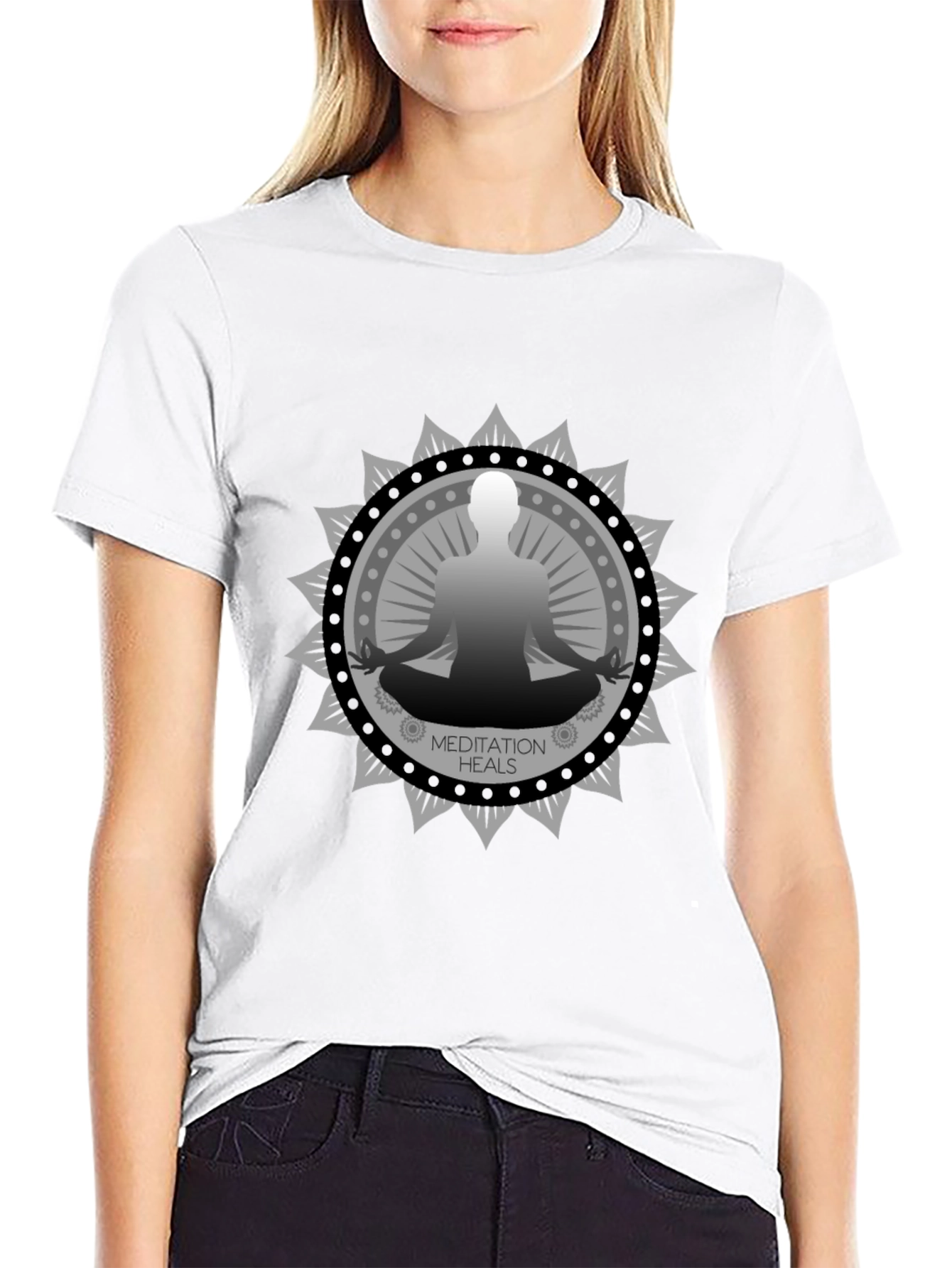 Meditation Heals Graphic T-Shirt - Zen Vibes
