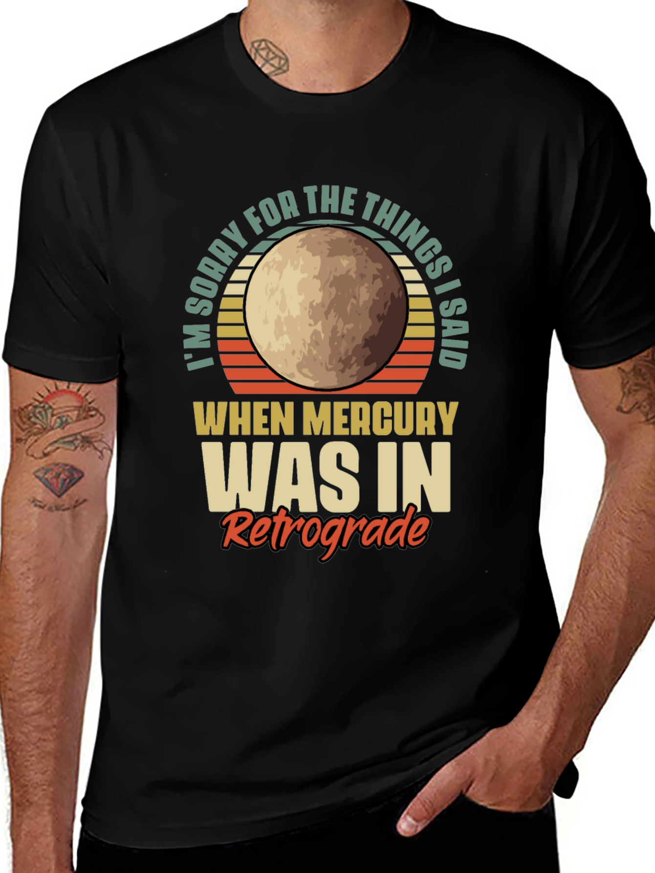 Mercury Retrograde Apology T-Shirt - Trendy Graphic Tee