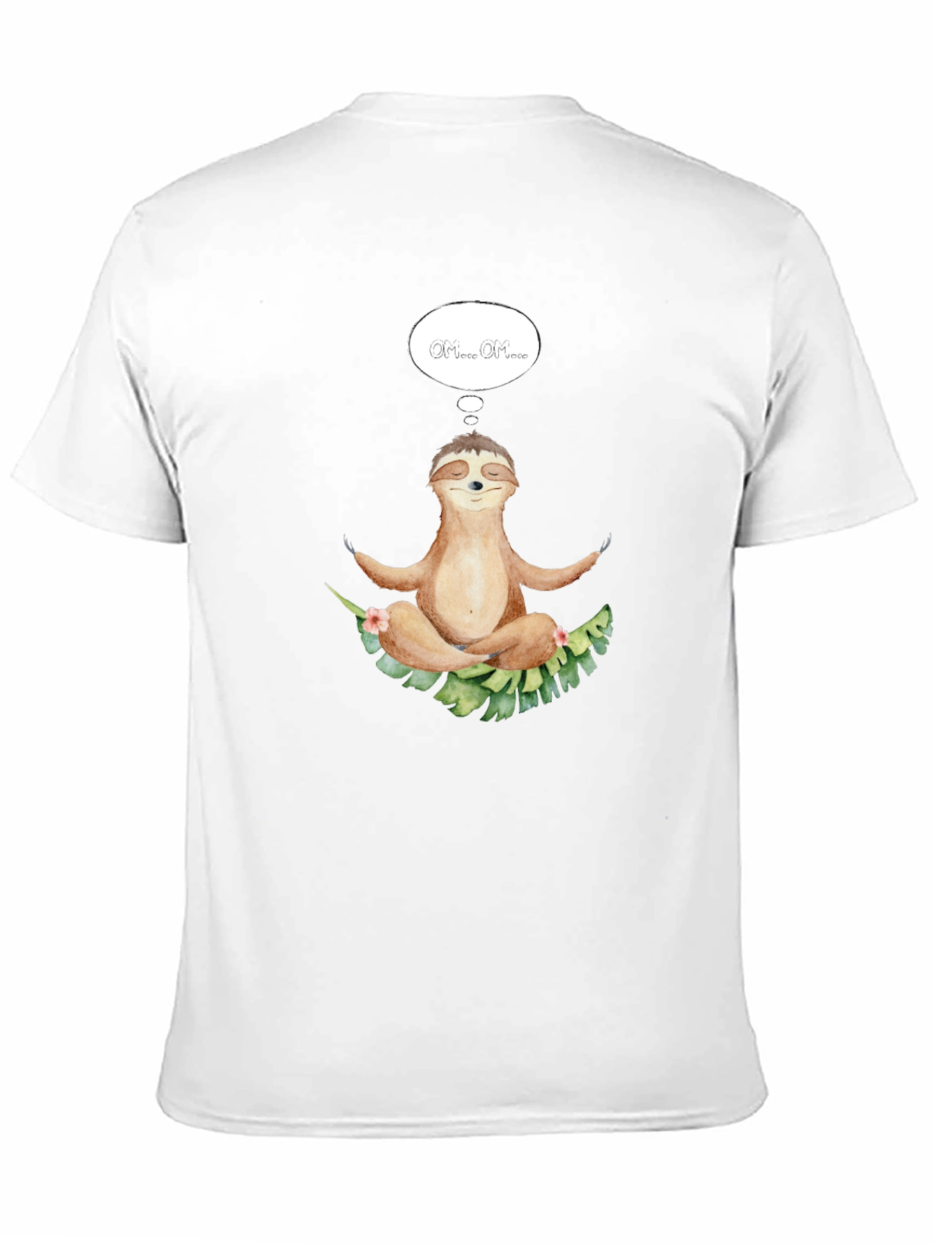 Meditating Sloth T-Shirt - Relaxed Zen Style