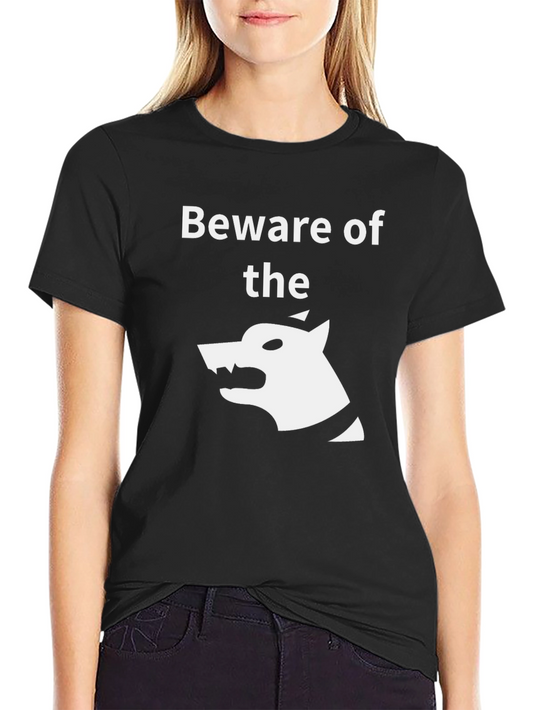 Beware of the Dog T-Shirt | Funny Dog Warning Tee | Dog Lover Gift Shirt | Free Shipping $50+