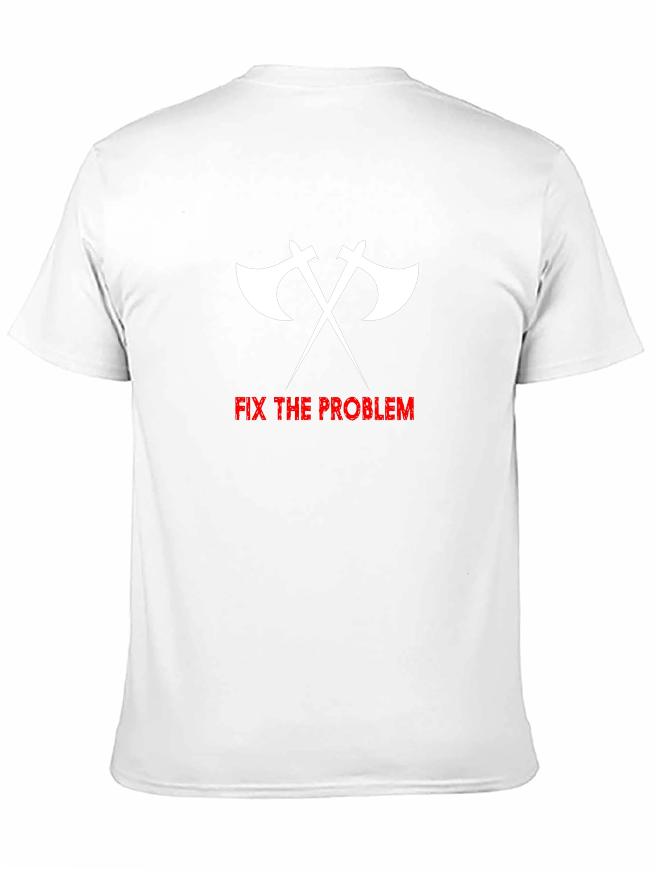 Fix the Problem Axe Graphic T-Shirt - Black