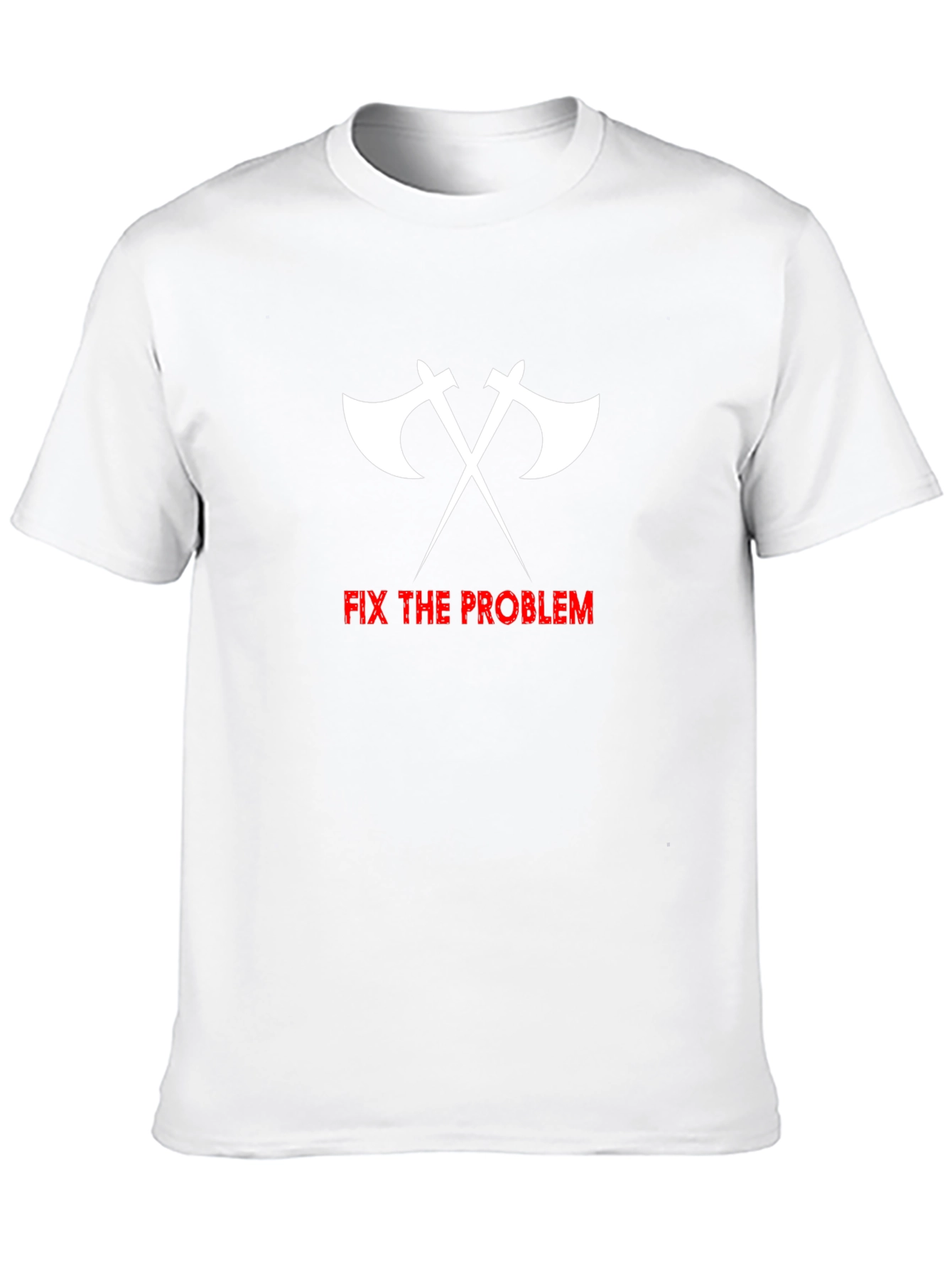 Fix the Problem Axe Graphic T-Shirt - Black