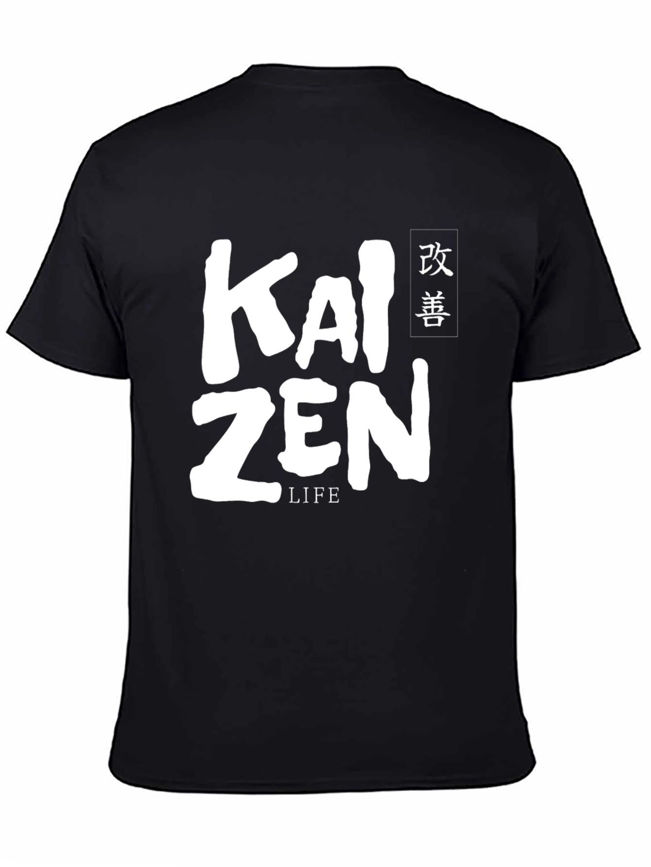 Kaizen Life Black Graphic Tee
