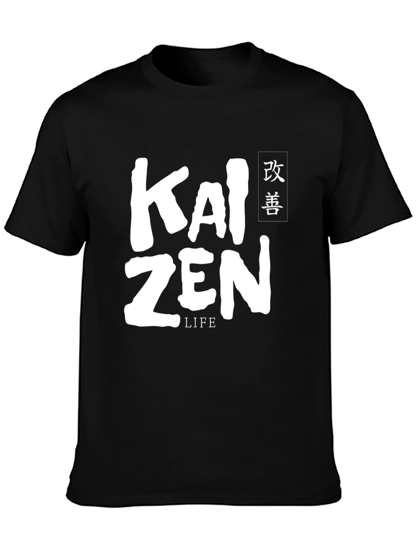 Kaizen Life Black Graphic Tee