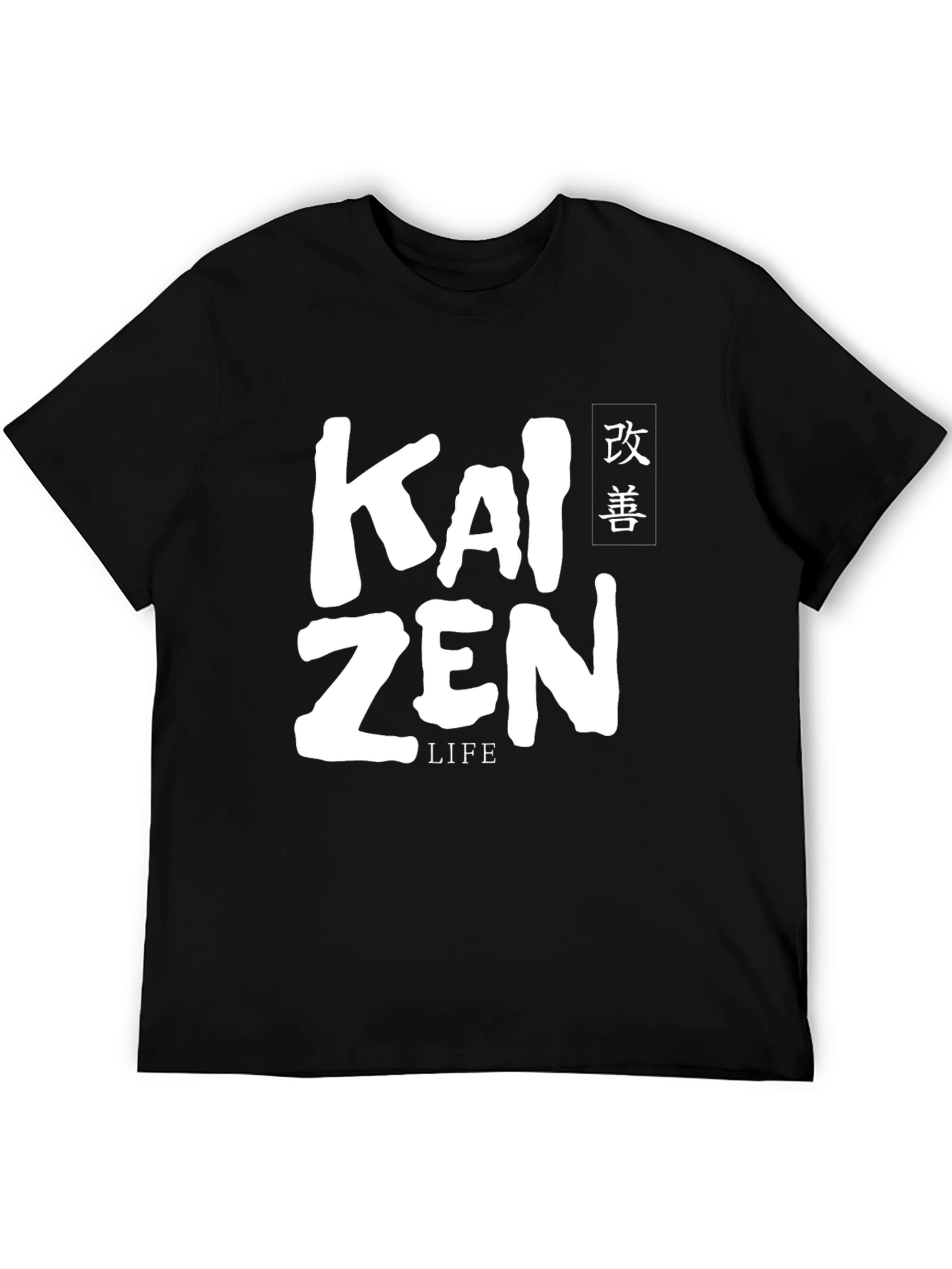 Kaizen Life Black Graphic Tee