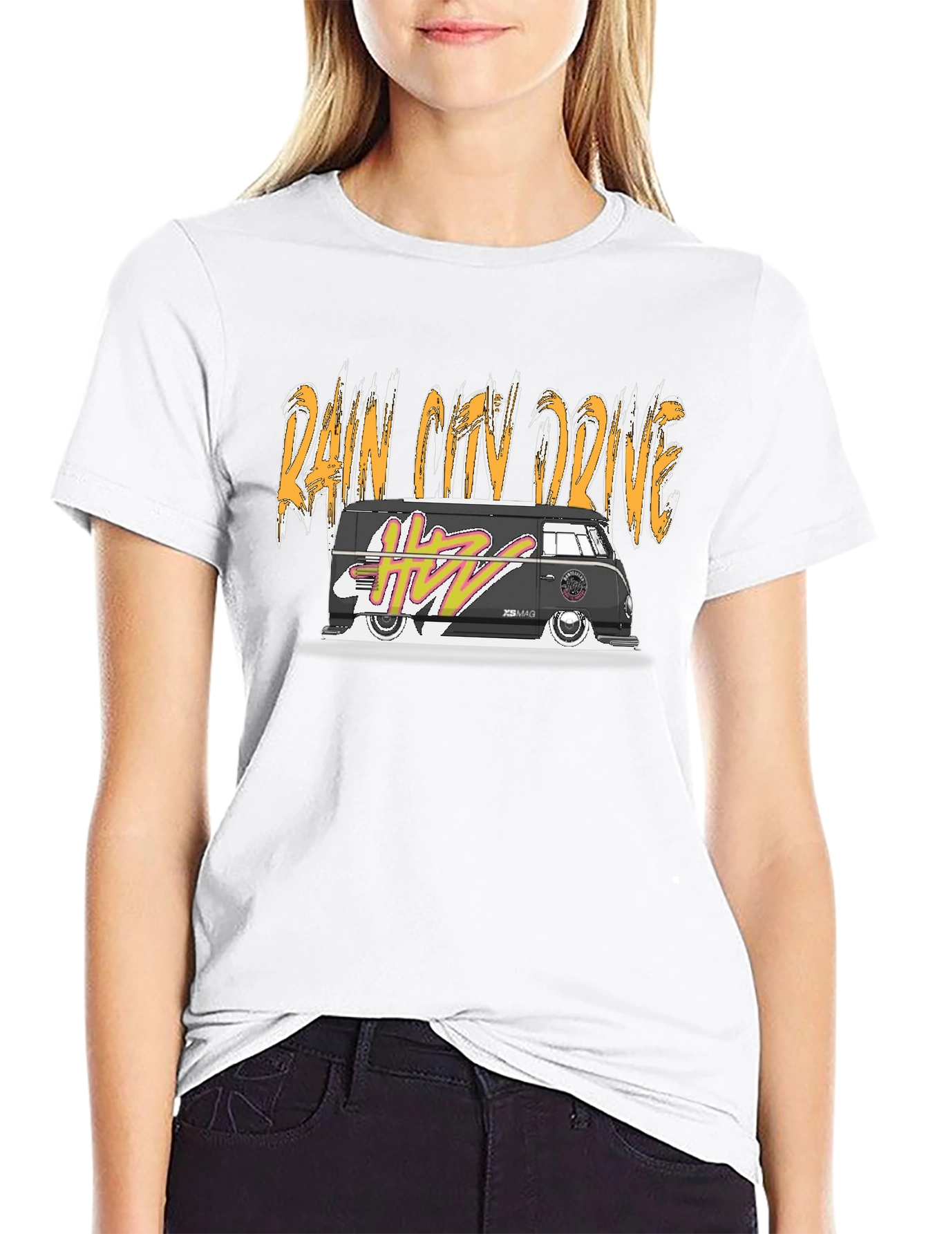 Rain City Drive VW Bus Graphic T-Shirt