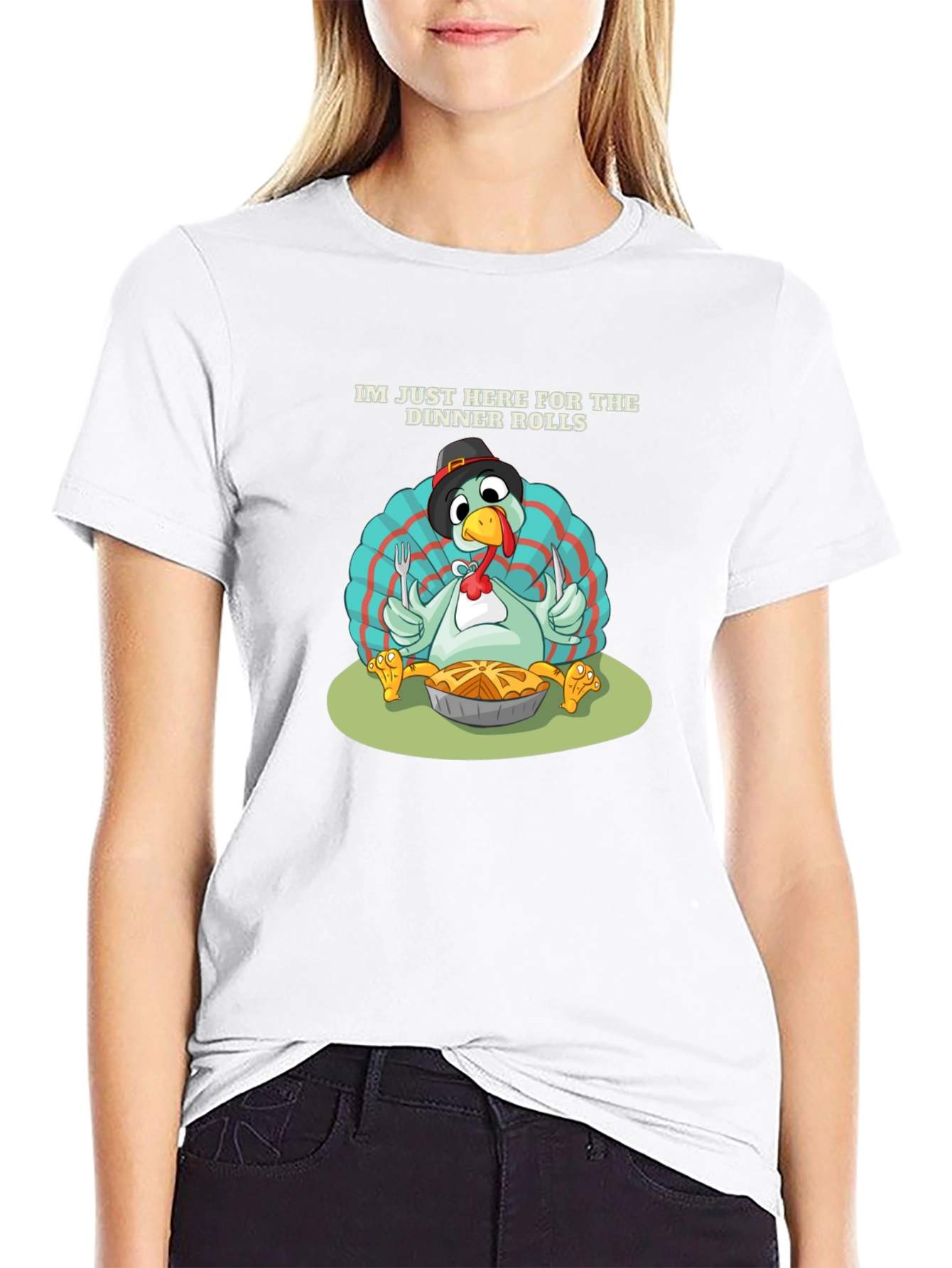 Funny Thanksgiving Turkey Dinner Rolls T-Shirt