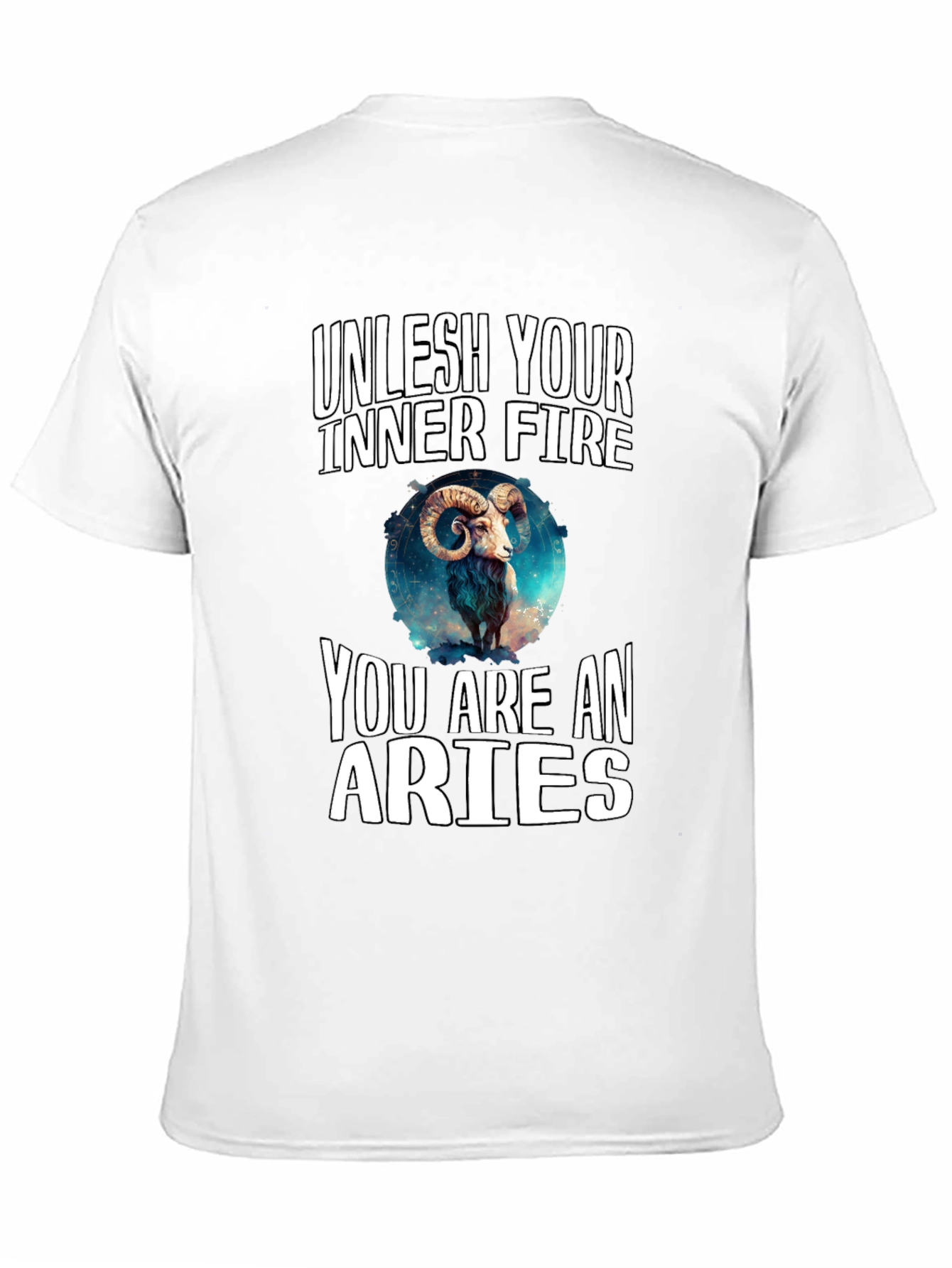 Aries Zodiac T-Shirt - Unleash Your Inner Fire!