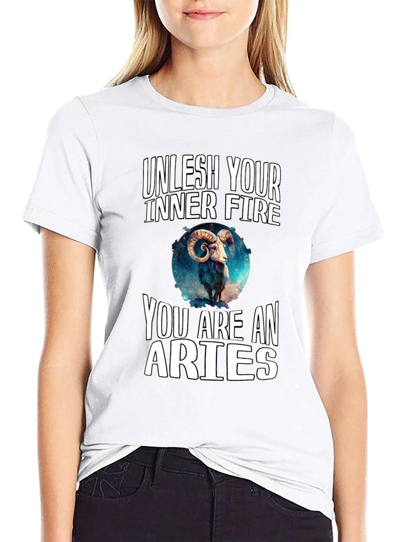 Aries Zodiac T-Shirt - Unleash Your Inner Fire!