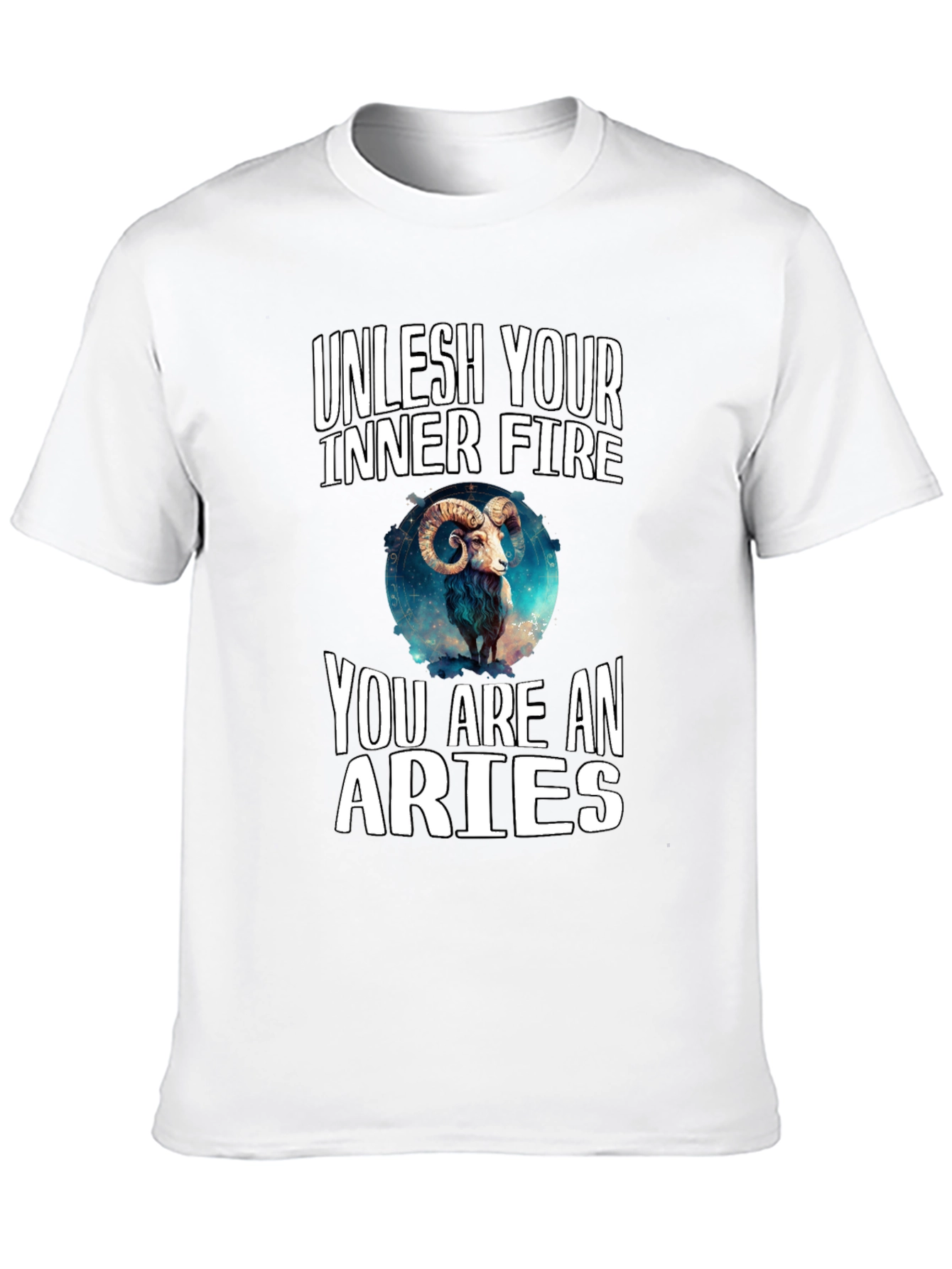 Aries Zodiac T-Shirt - Unleash Your Inner Fire!