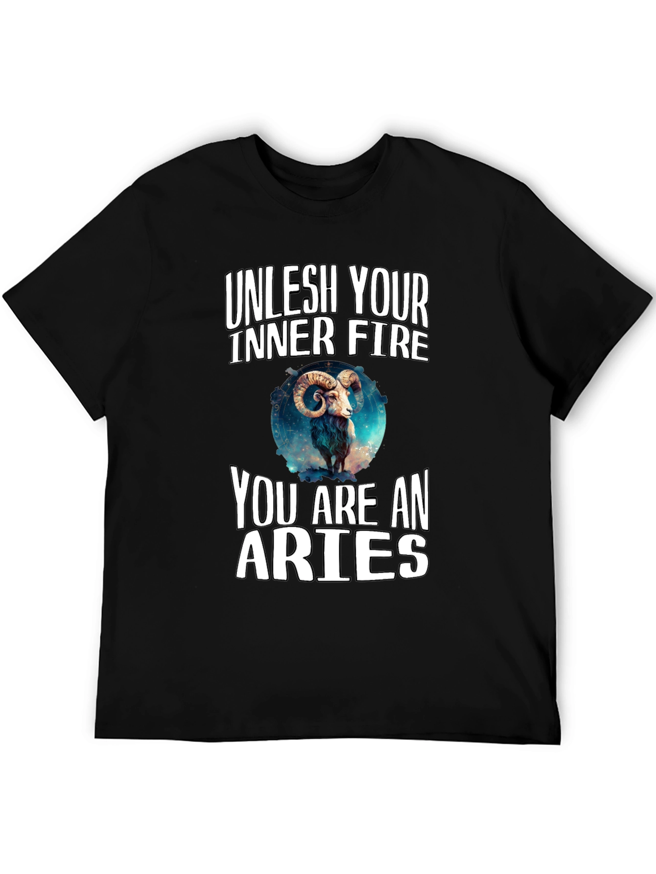 Aries Zodiac T-Shirt - Unleash Your Inner Fire!