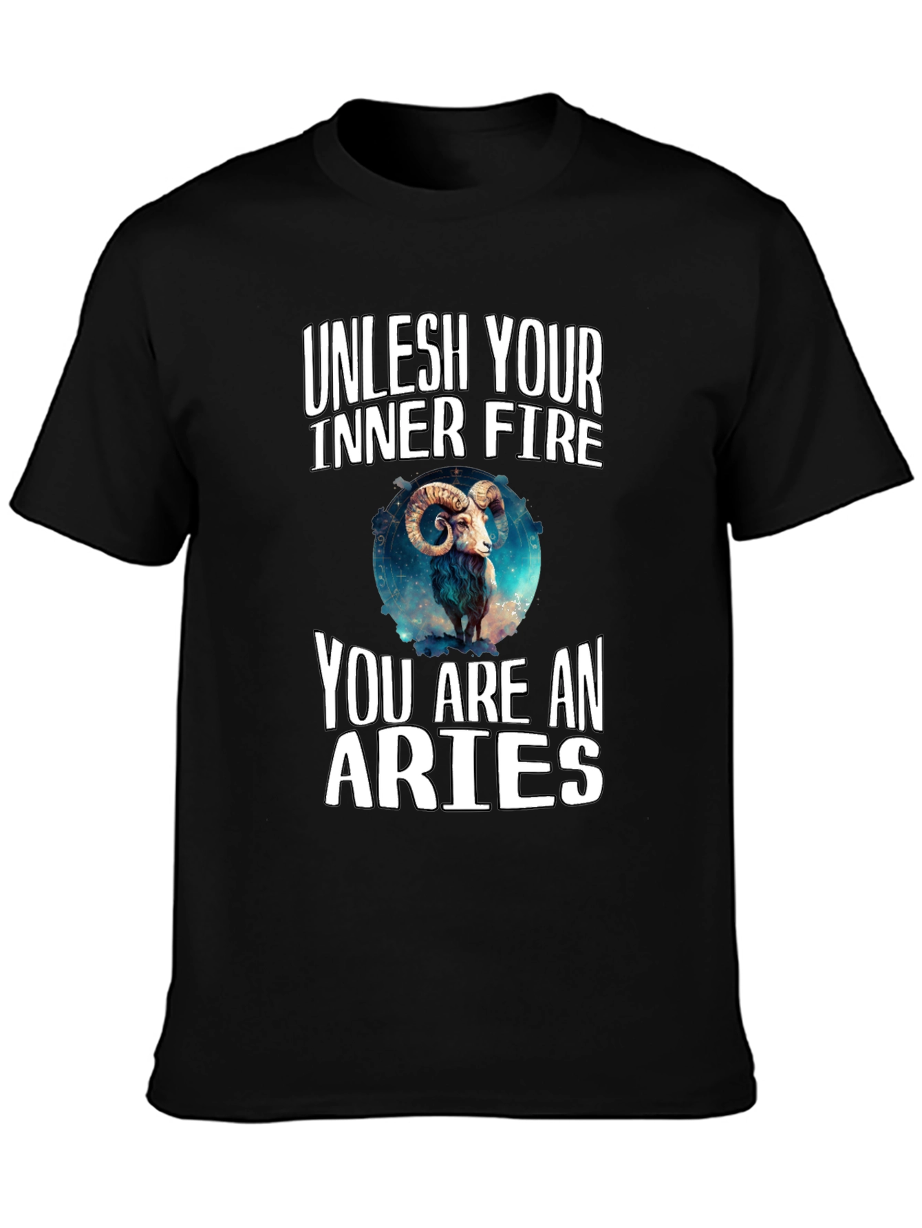 Aries Zodiac T-Shirt - Unleash Your Inner Fire!