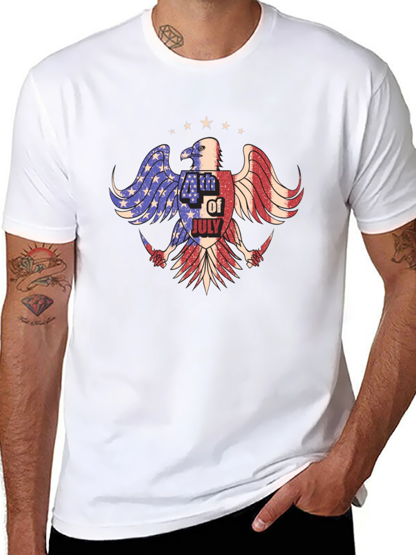 Patriotic Eagle 4th of July T-Shirt