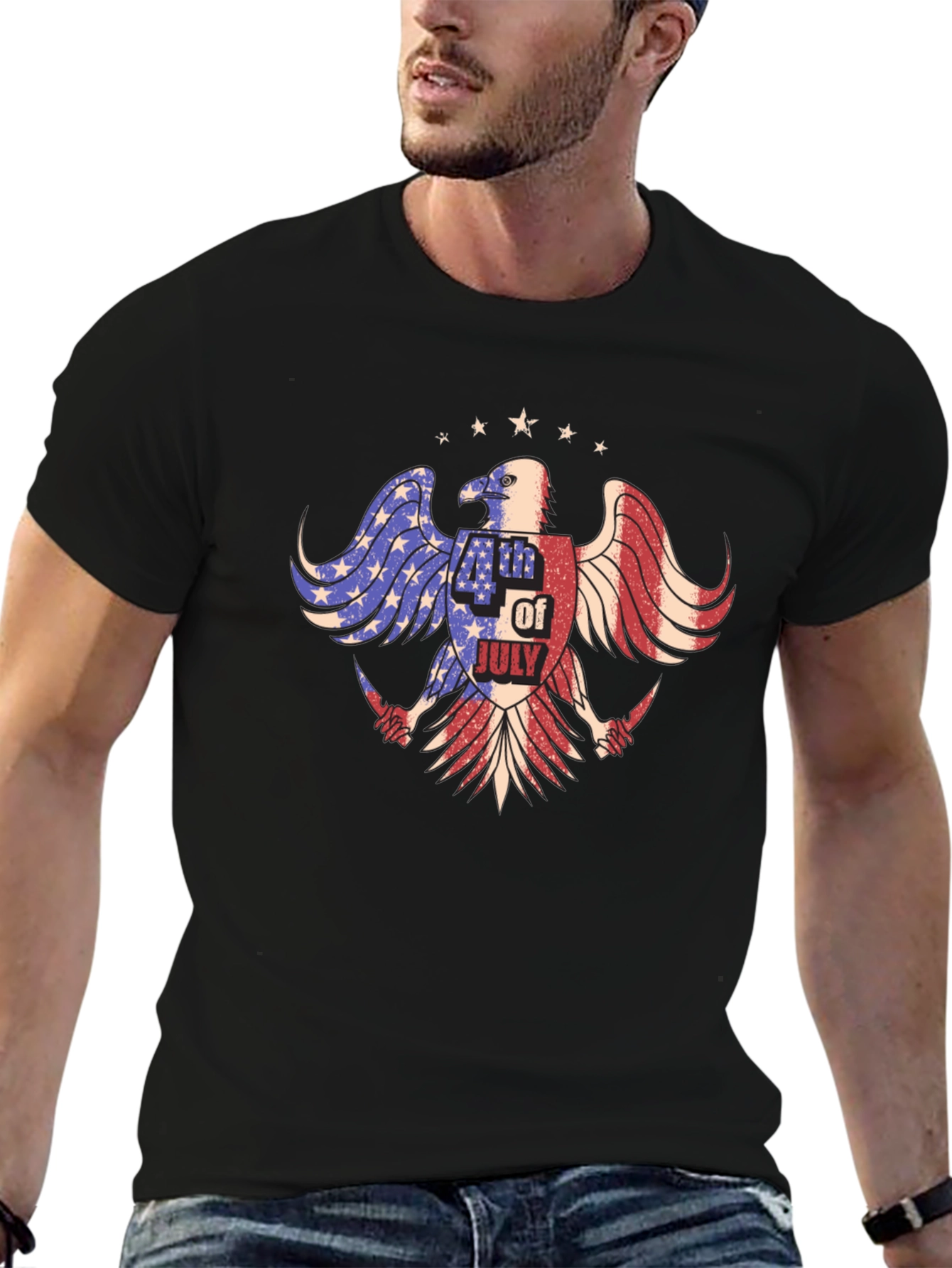 Patriotic Eagle 4th of July T-Shirt
