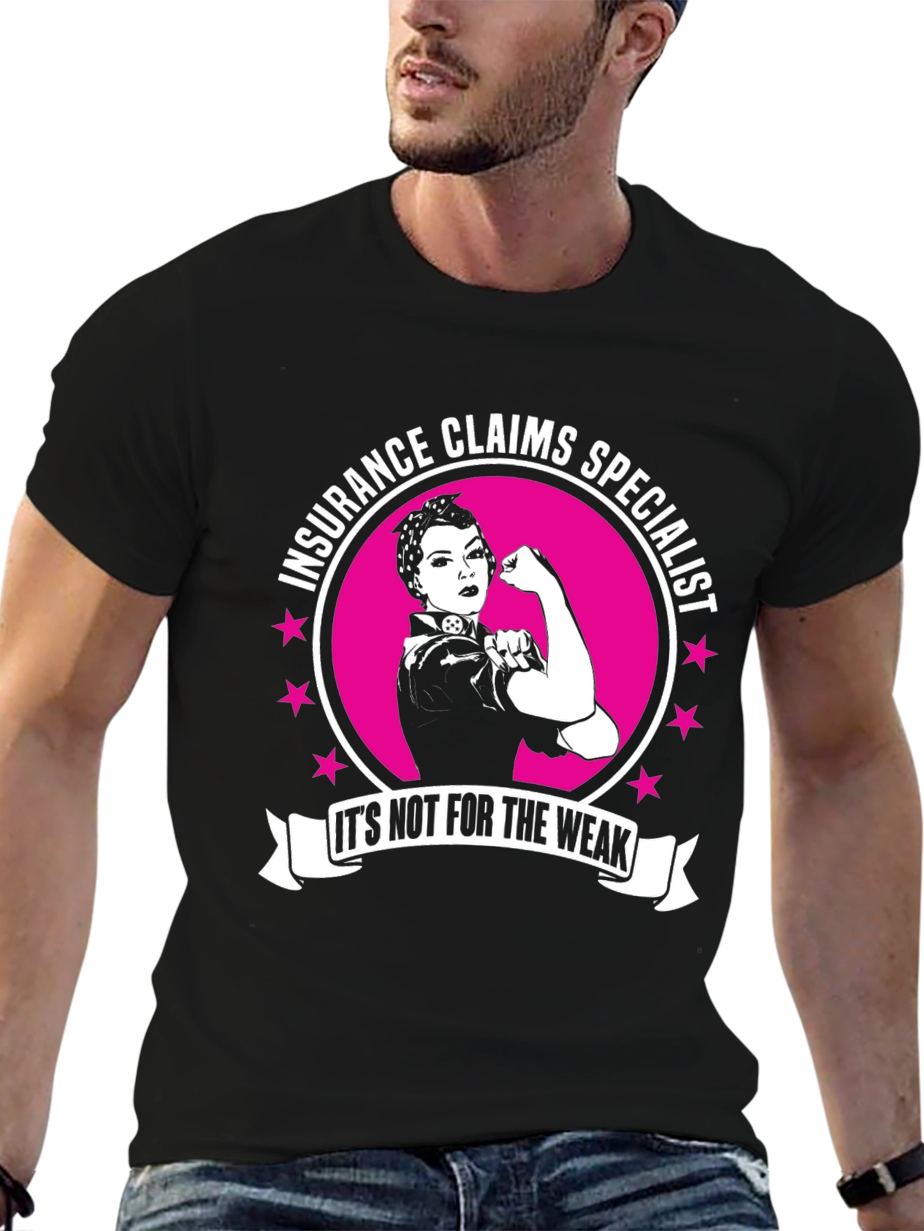 Insurance Claims Specialist Rosie the Riveter T-Shirt