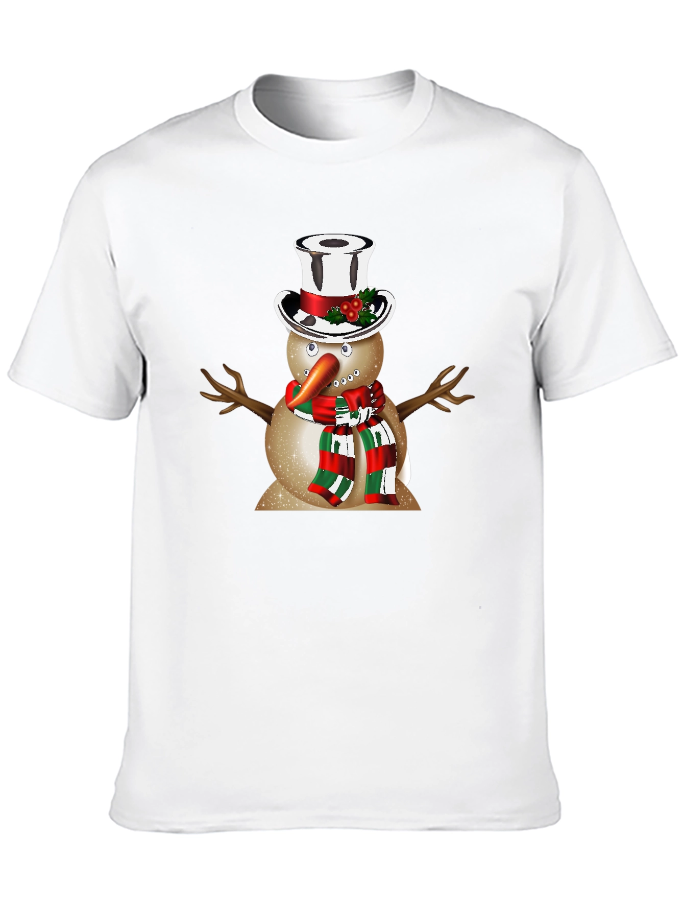 Festive Snowman T-Shirt - Holiday Apparel