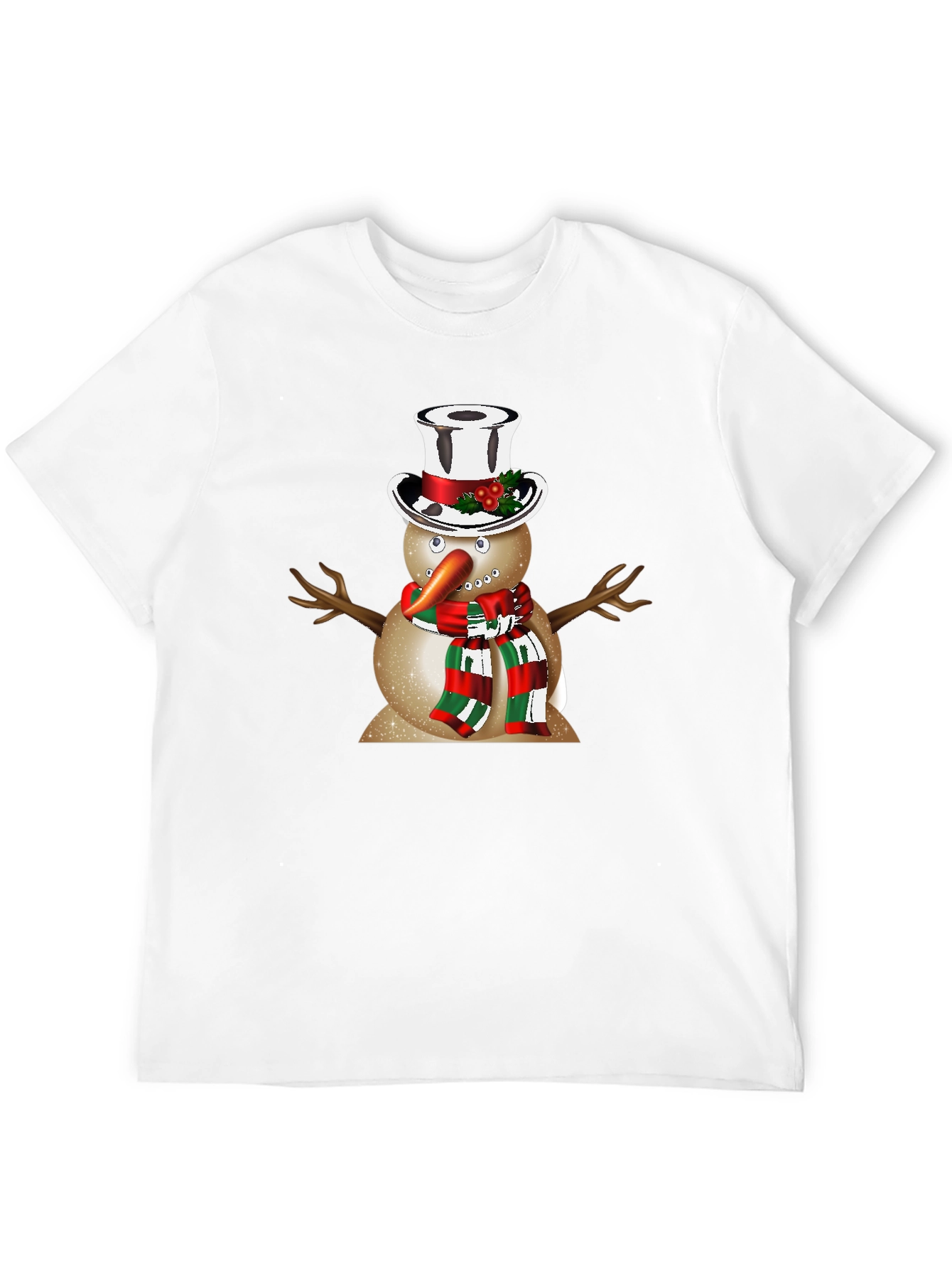 Festive Snowman T-Shirt - Holiday Apparel