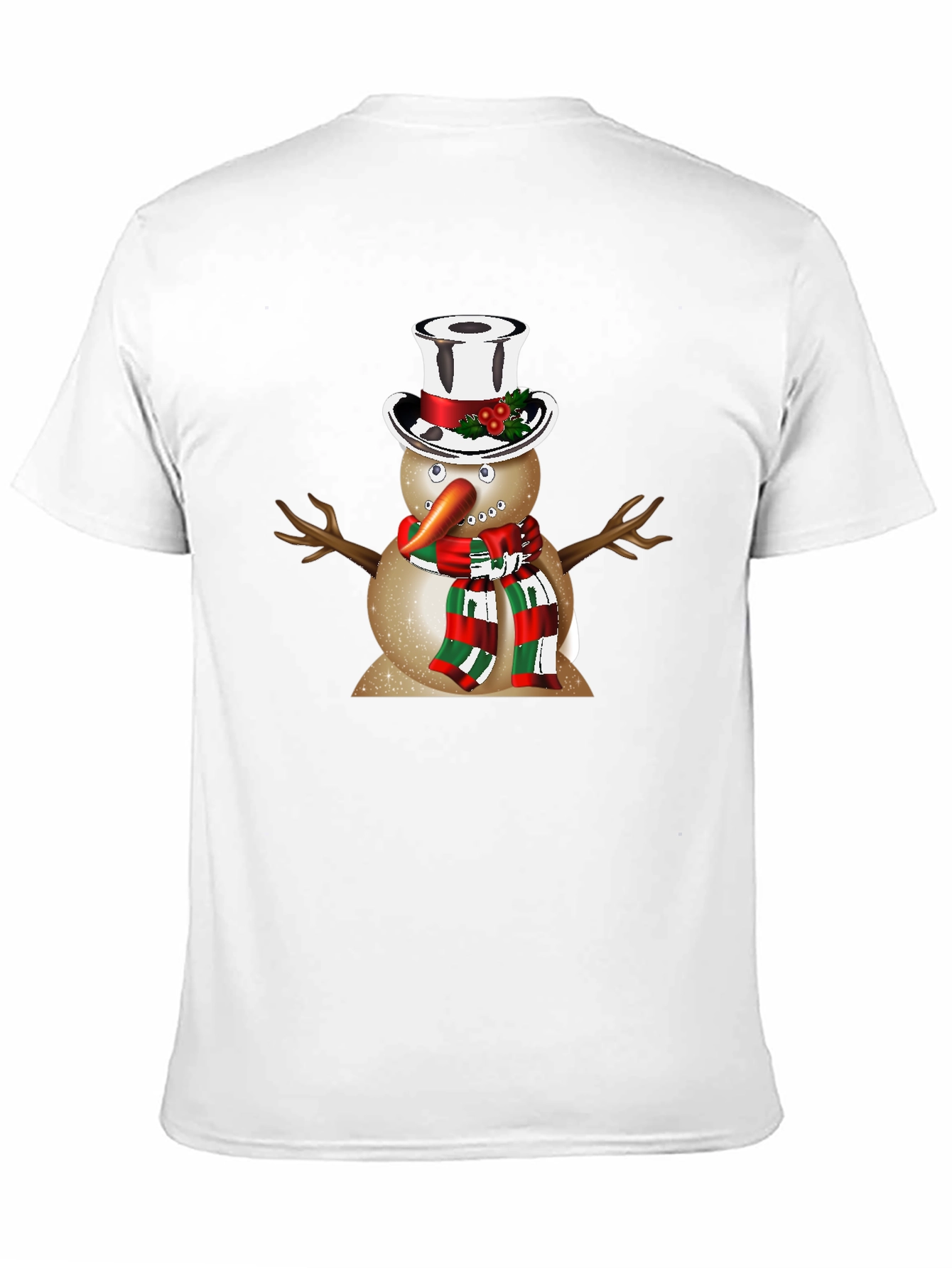 Festive Snowman T-Shirt - Holiday Apparel