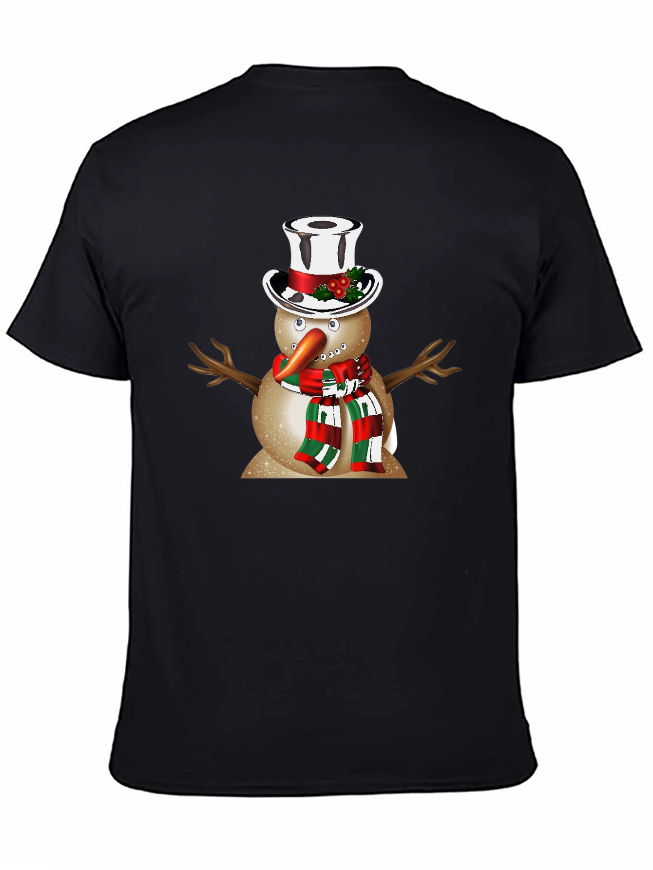 Festive Snowman T-Shirt - Holiday Apparel