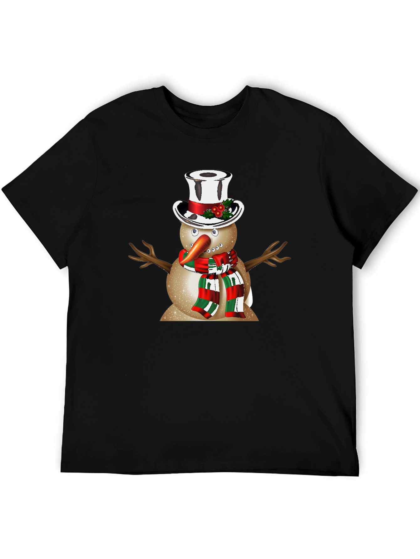 Festive Snowman T-Shirt - Holiday Apparel