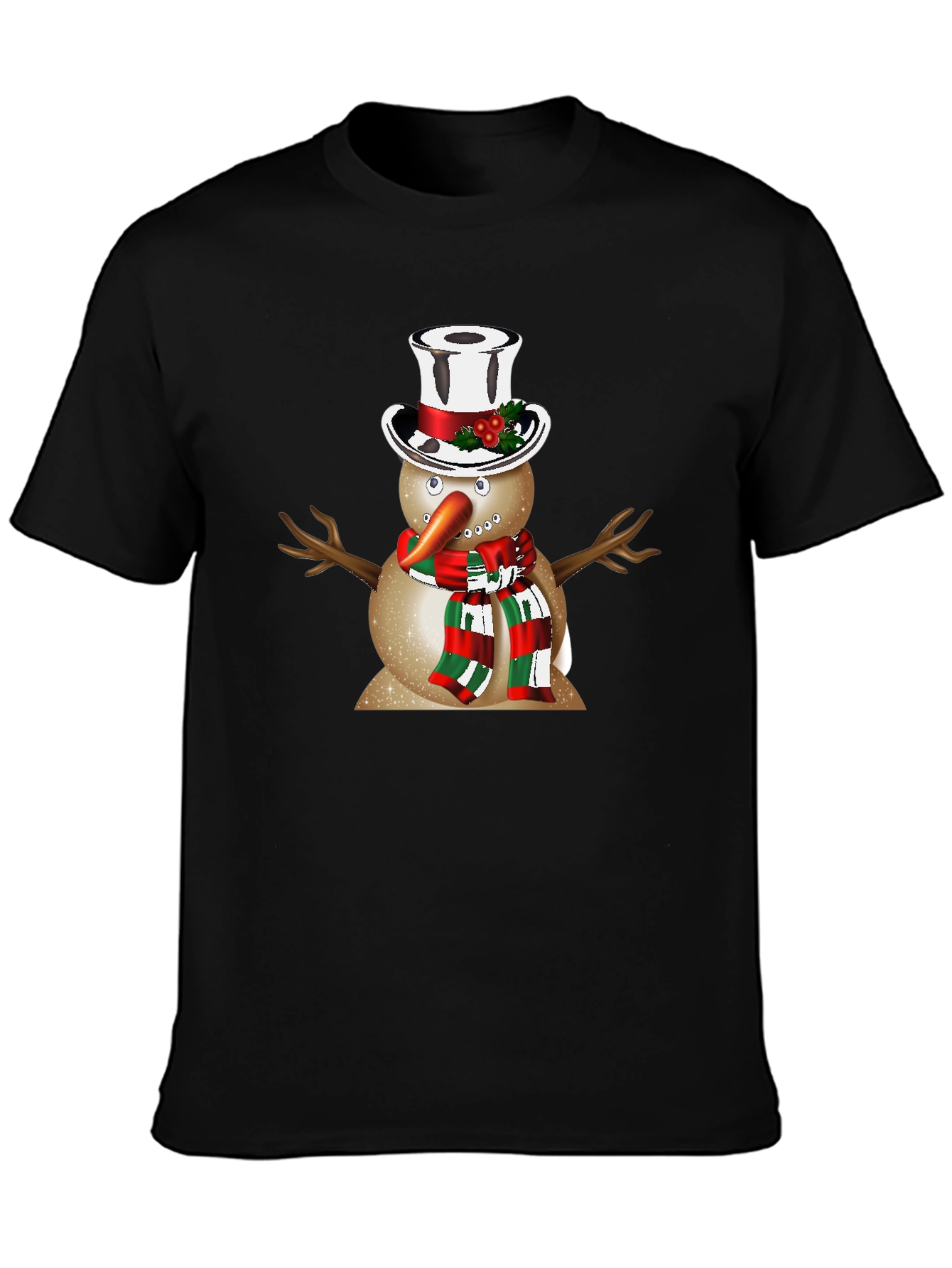 Festive Snowman T-Shirt - Holiday Apparel