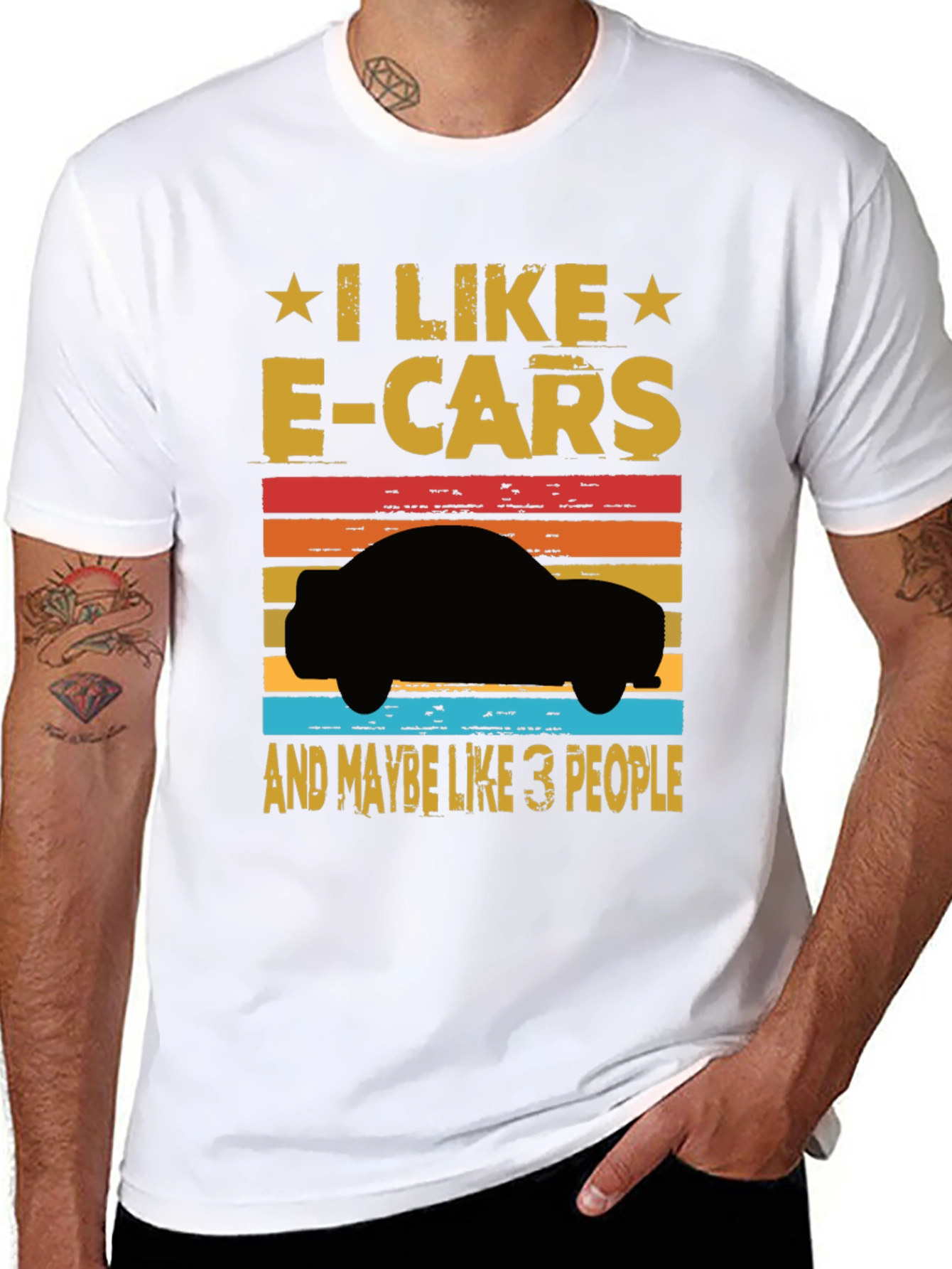 I Like E-Cars Graphic T-Shirt