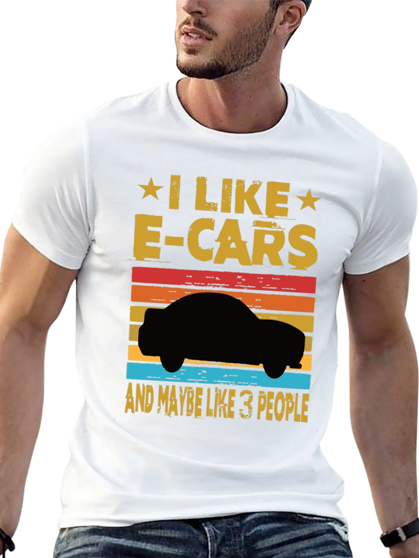 I Like E-Cars Graphic T-Shirt