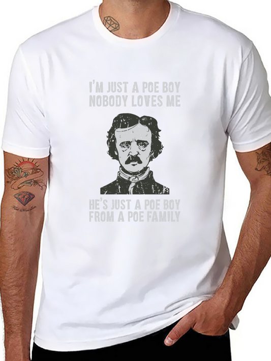 Edgar Allan Poe T-Shirt - Poe Boy Design