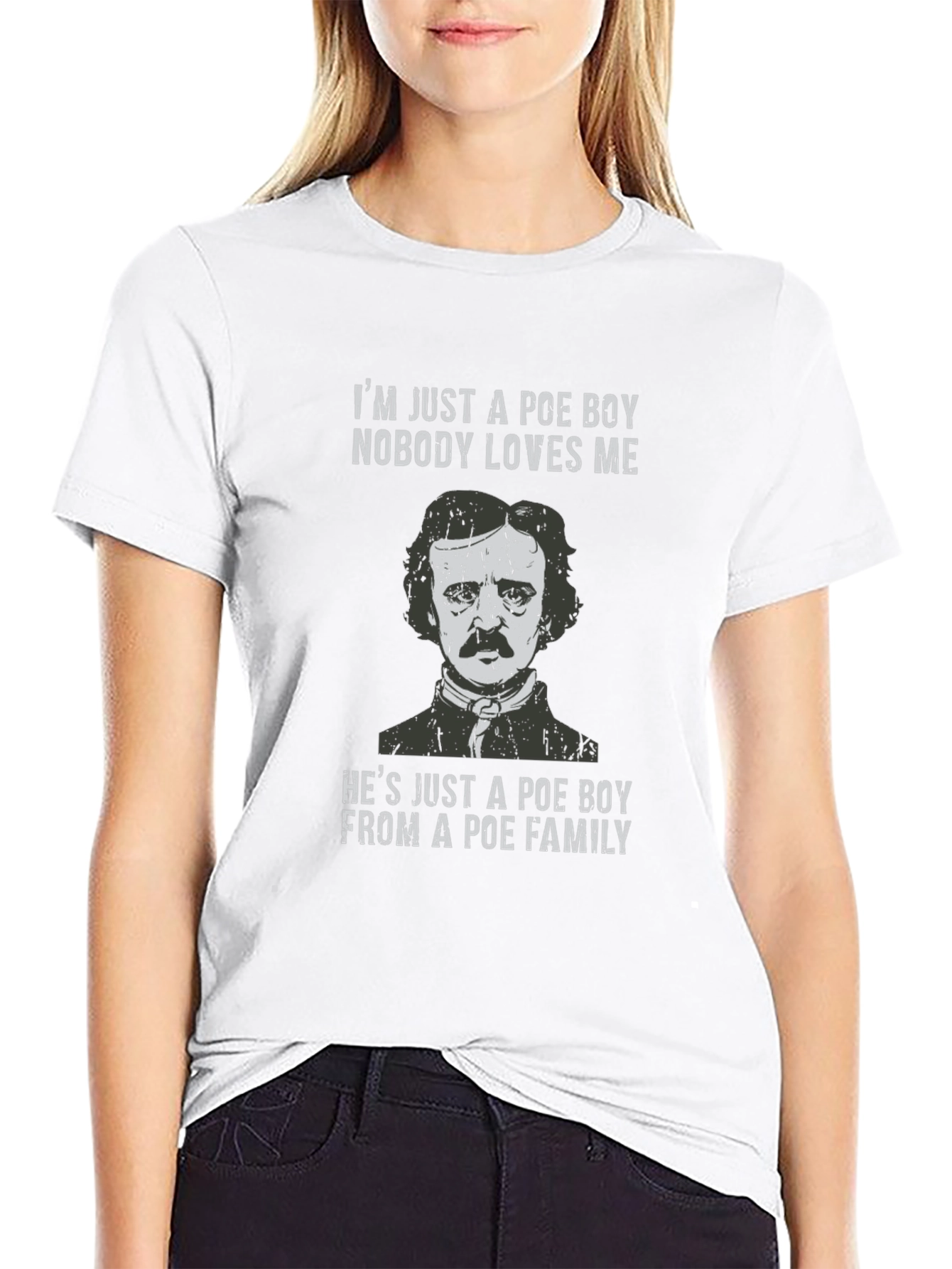 Edgar Allan Poe T-Shirt - Poe Boy Design