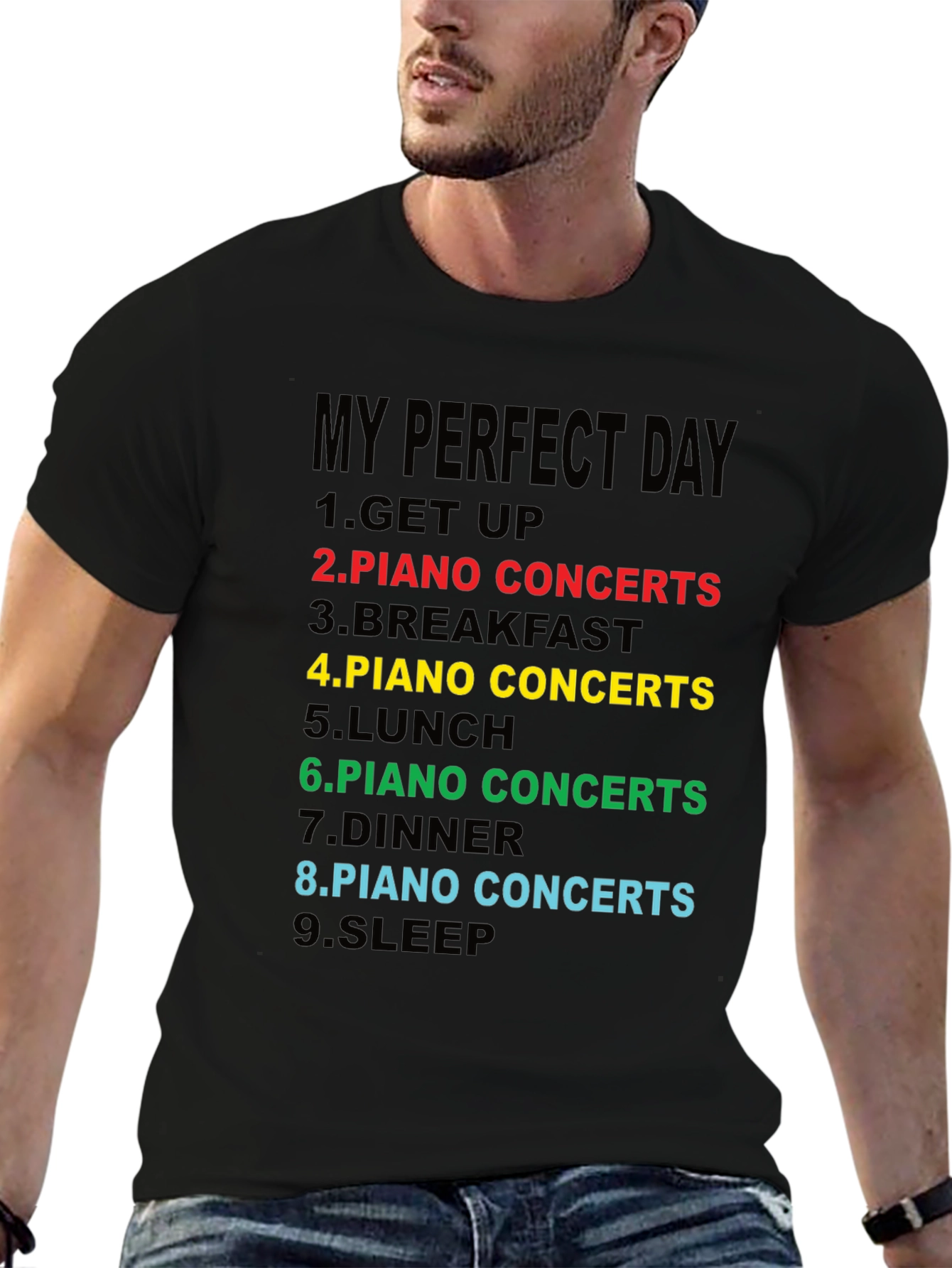 My Perfect Day Piano Concerts T-Shirt