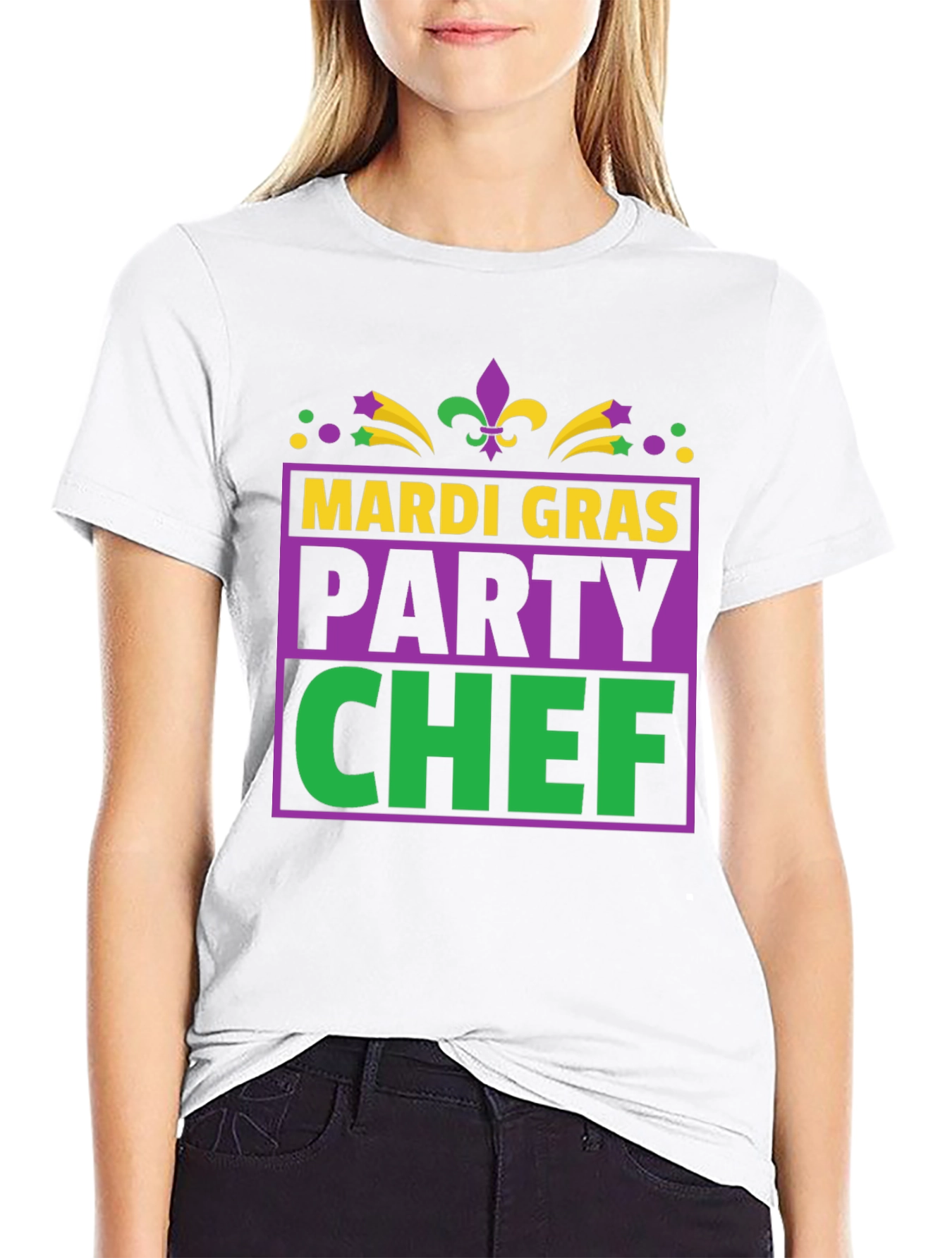 Mardi Gras Party Chef T-Shirt