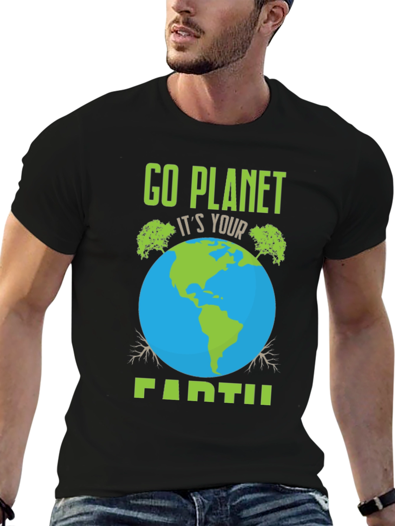 Go Planet Earth T-Shirt: Eco-Friendly Design