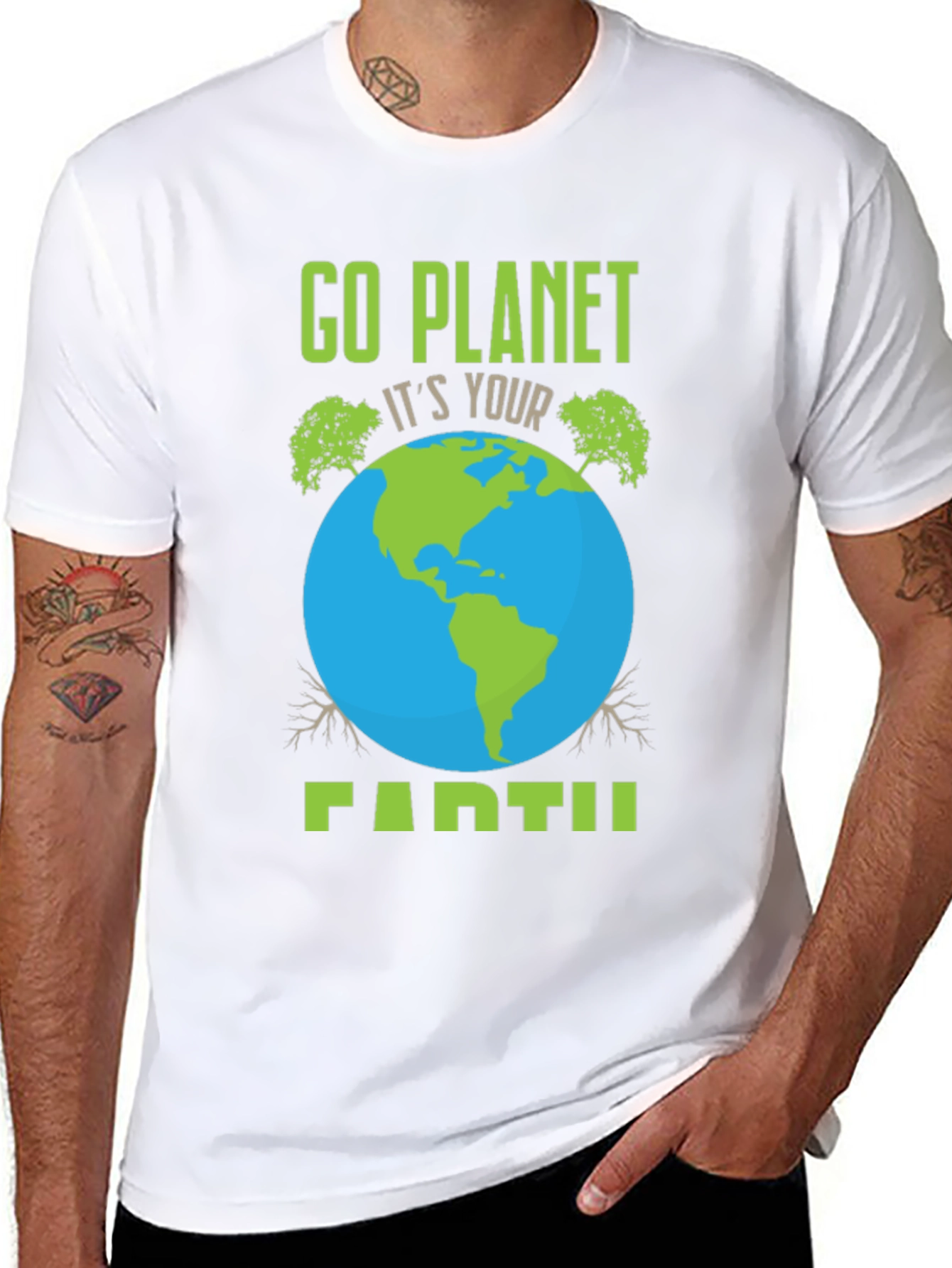 Go Planet Earth T-Shirt: Eco-Friendly Design