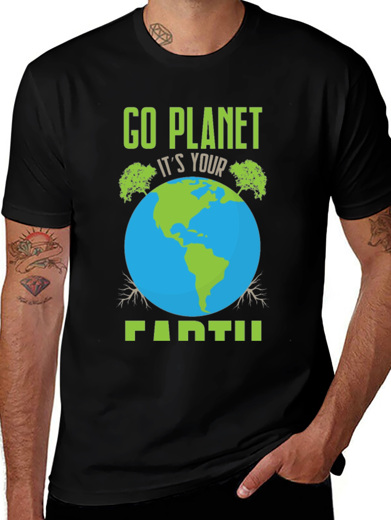 Go Planet Earth T-Shirt: Eco-Friendly Design