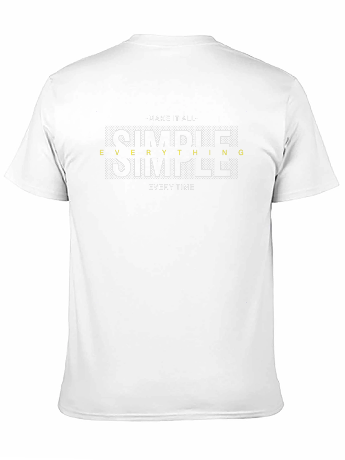 Simple Everything Graphic Black T-Shirt