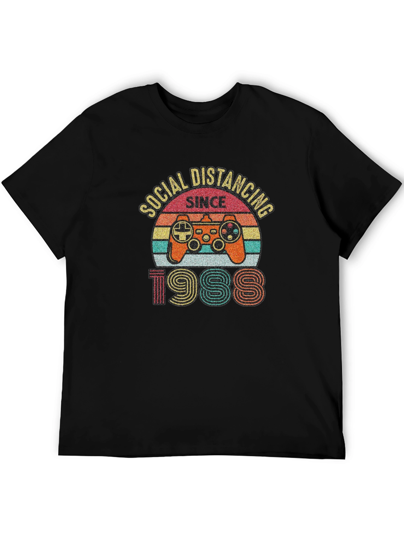Social Distancing Since 1988 Gamer T-Shirt