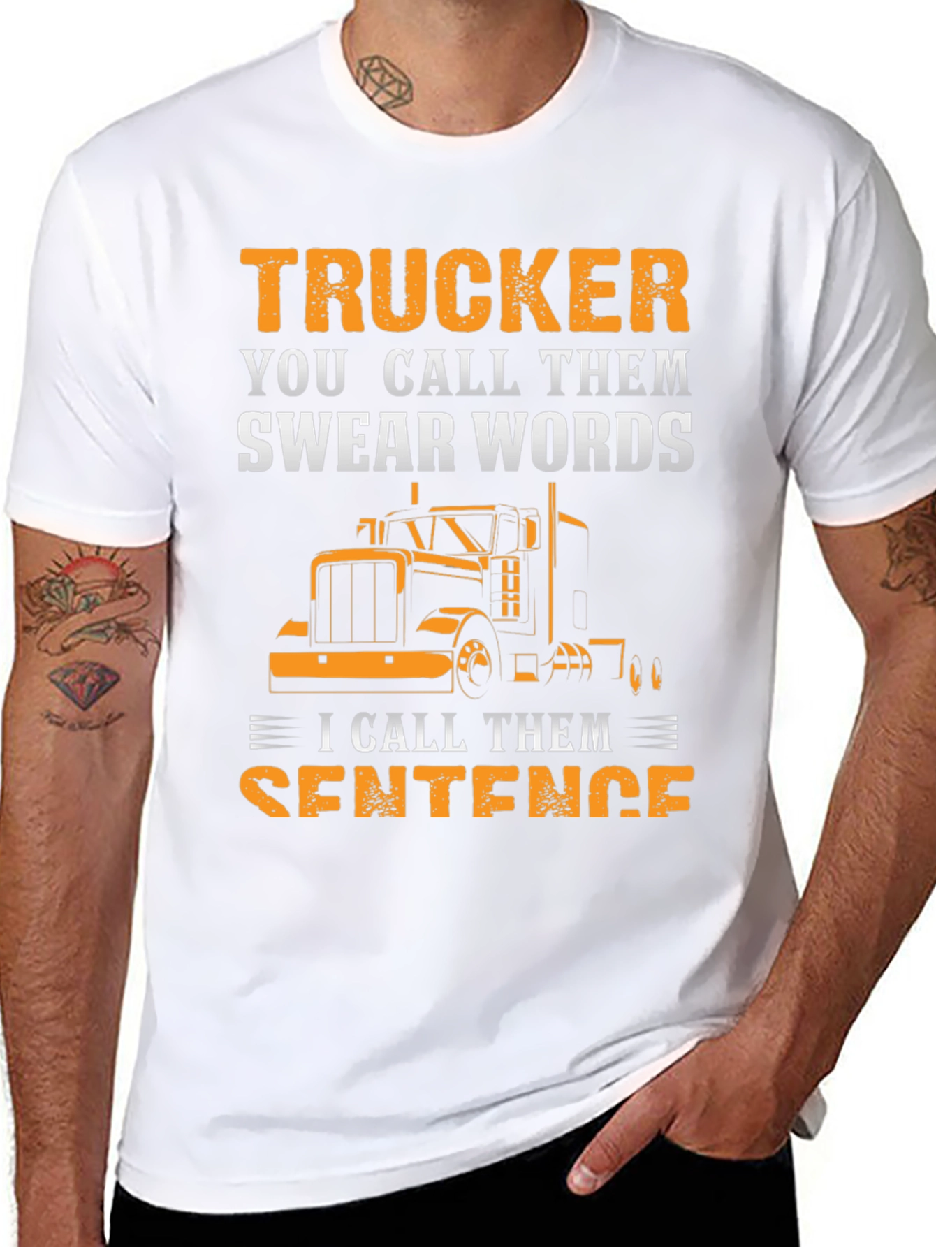 Trucker Swear Words T-Shirt