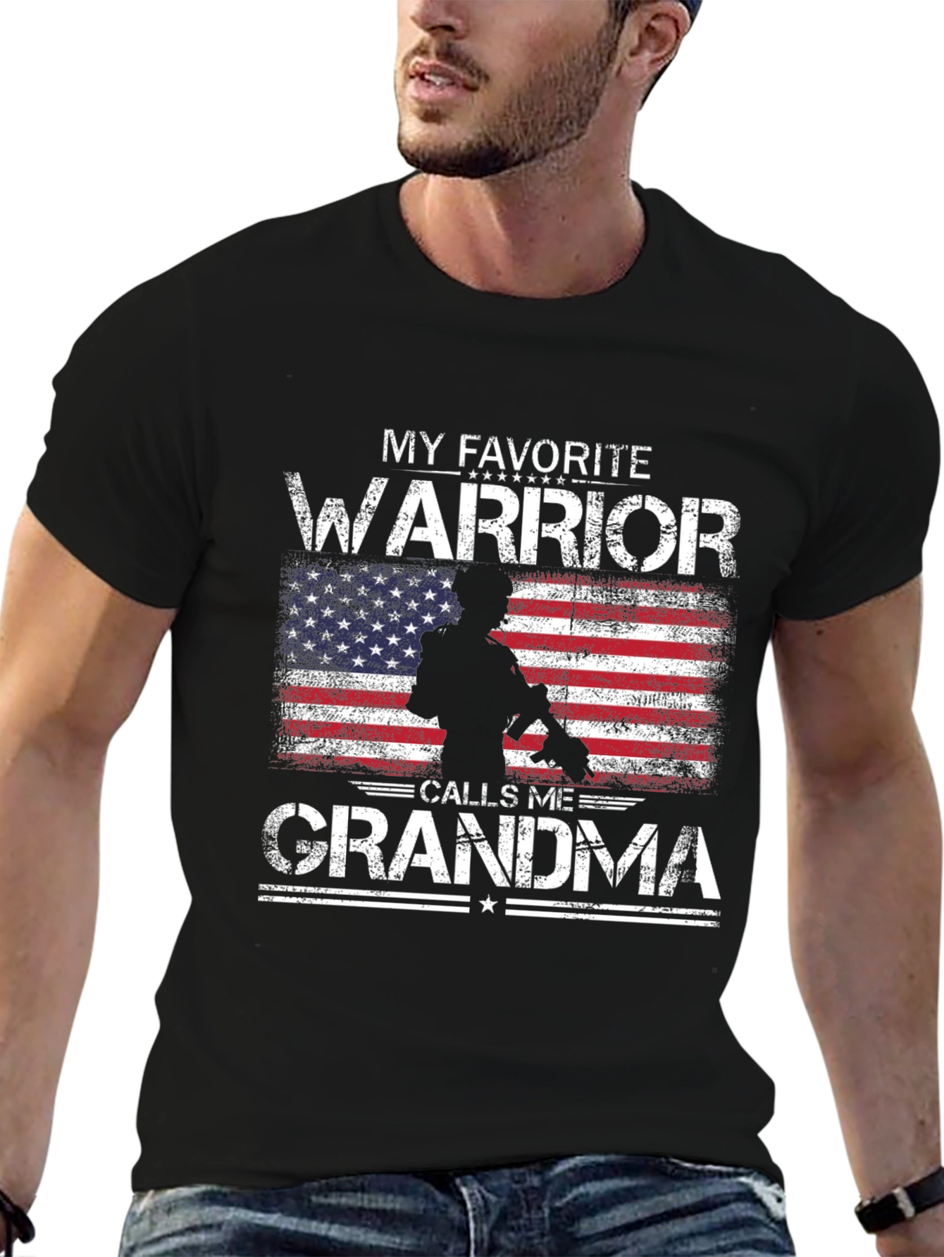 My Favorite Warrior Calls Me Grandma T-Shirt