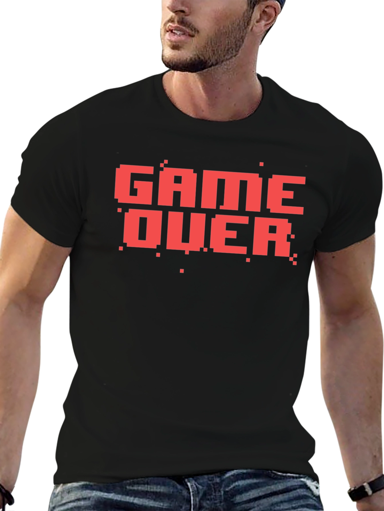 Game Over Pixel Art Graphic Tee