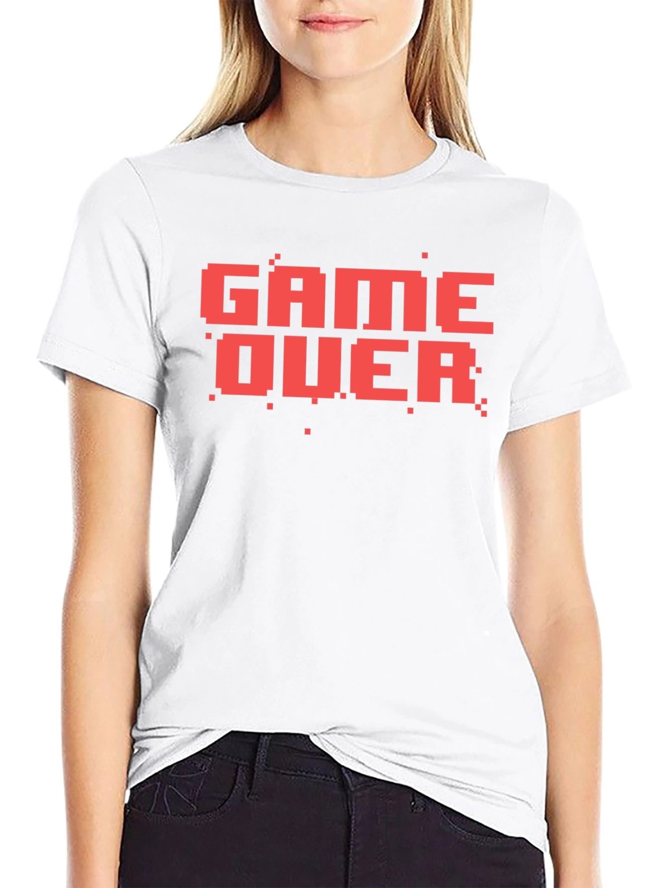 Game Over Pixel Art Graphic Tee