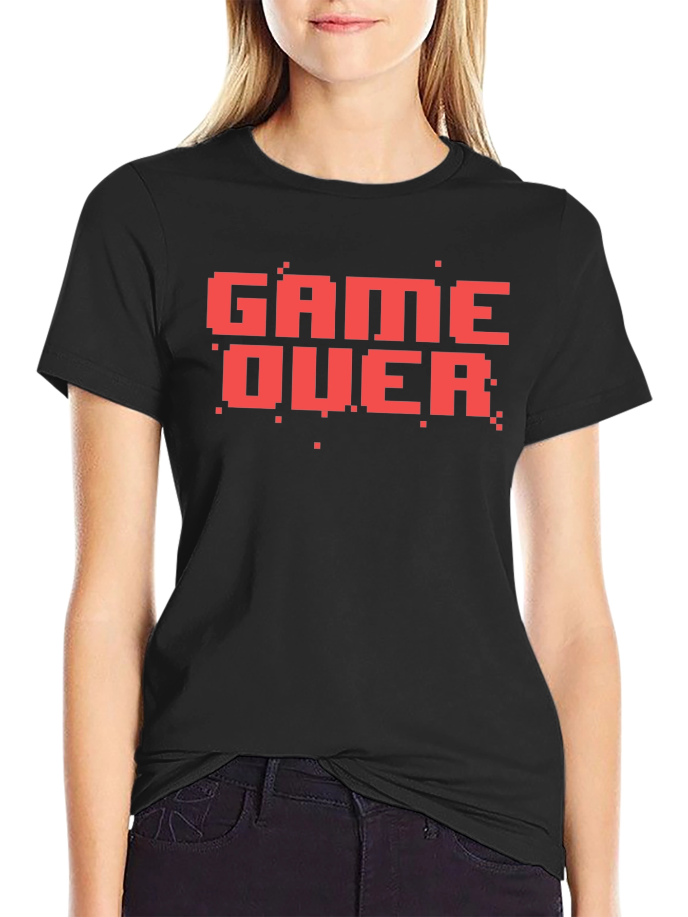 Game Over Pixel Art Graphic Tee