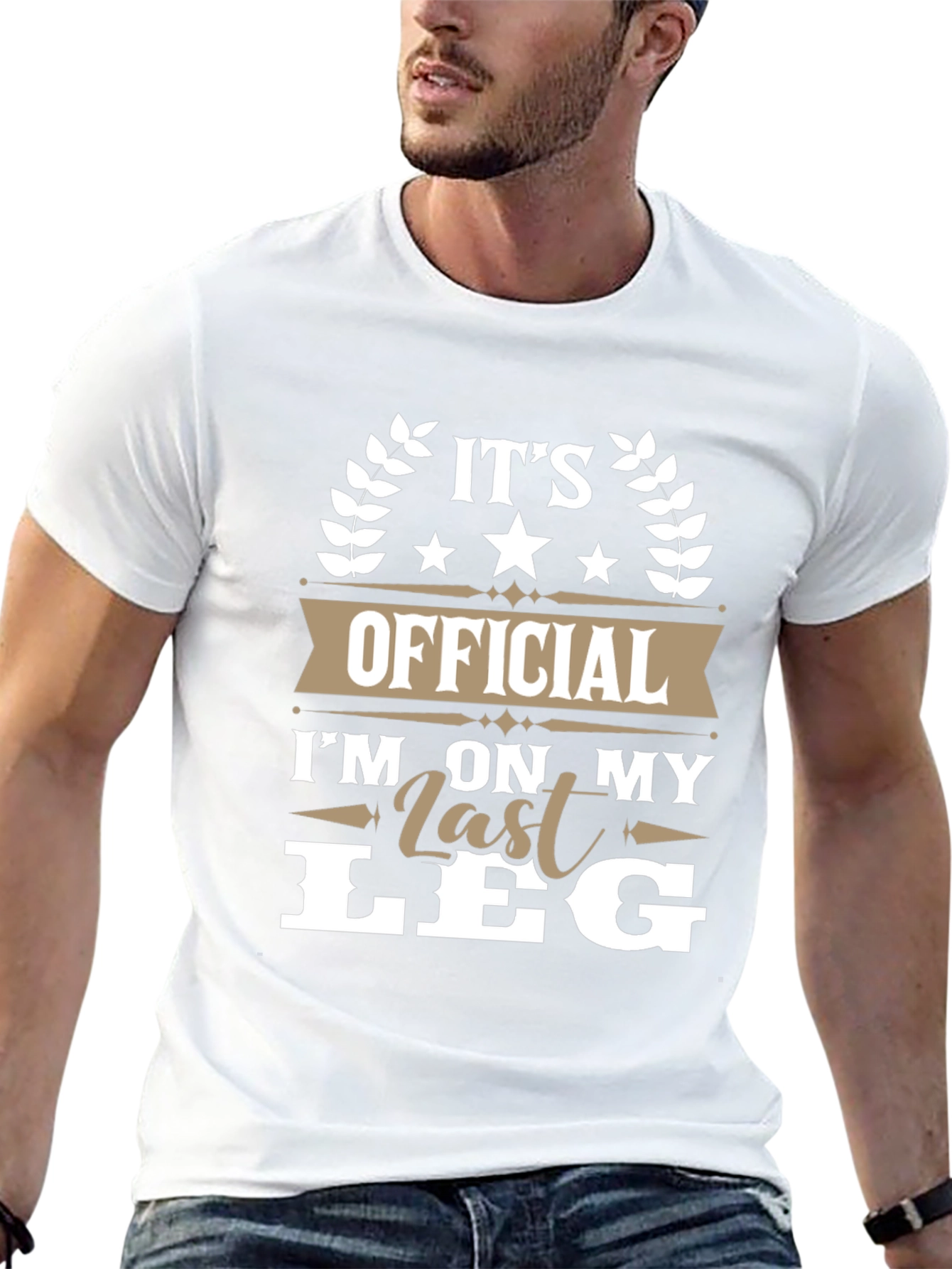 Its Official Im On My Last Leg T-Shirt