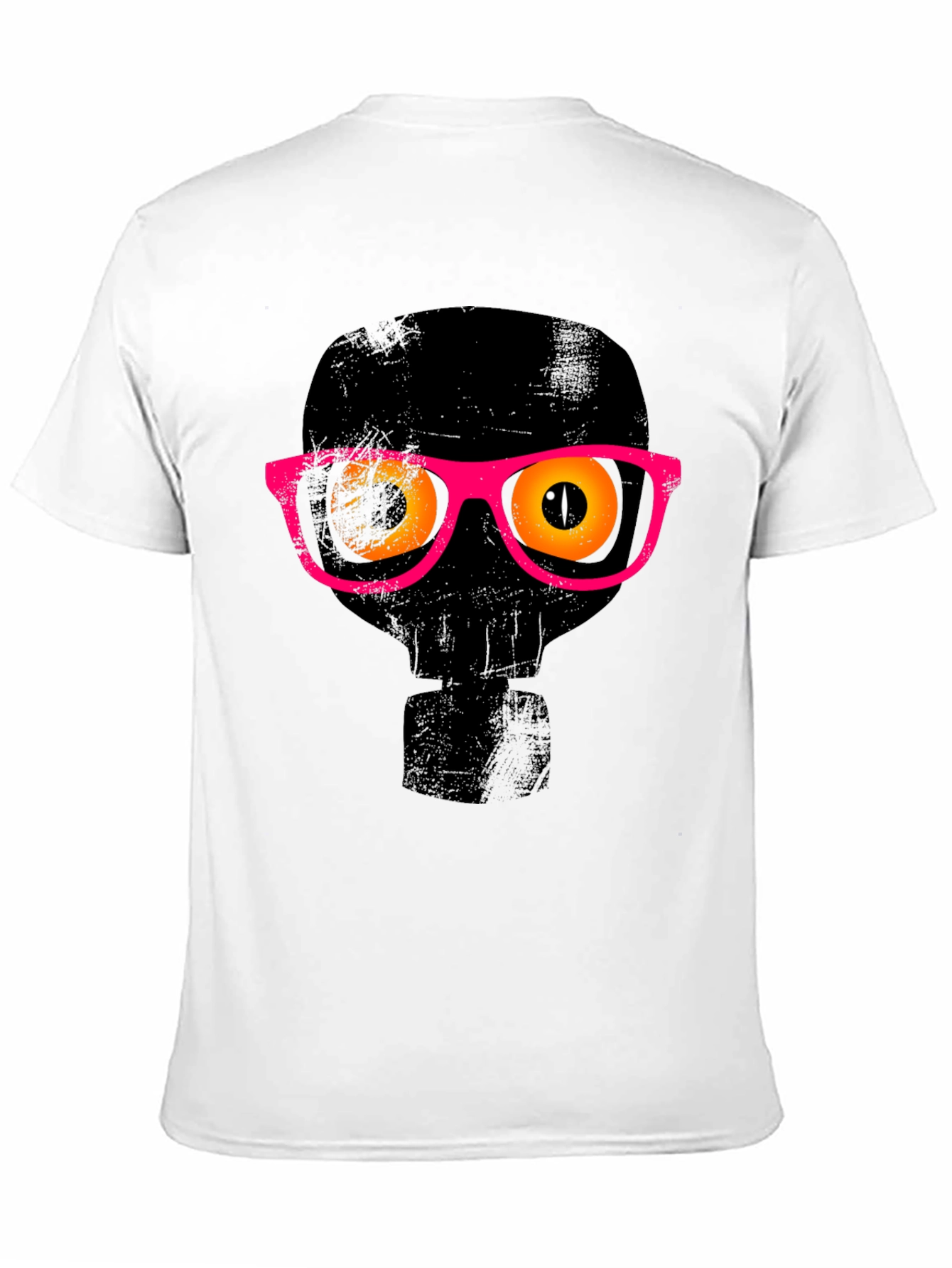 Funky Skull Graphic Tee - Mens Black T-Shirt